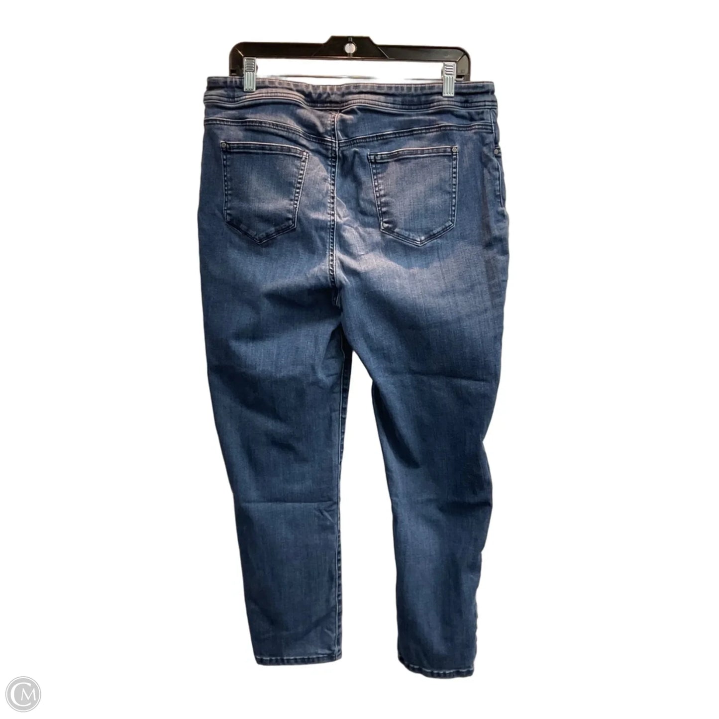 Jeans Straight By Chicos In Blue Denim, Size: 10