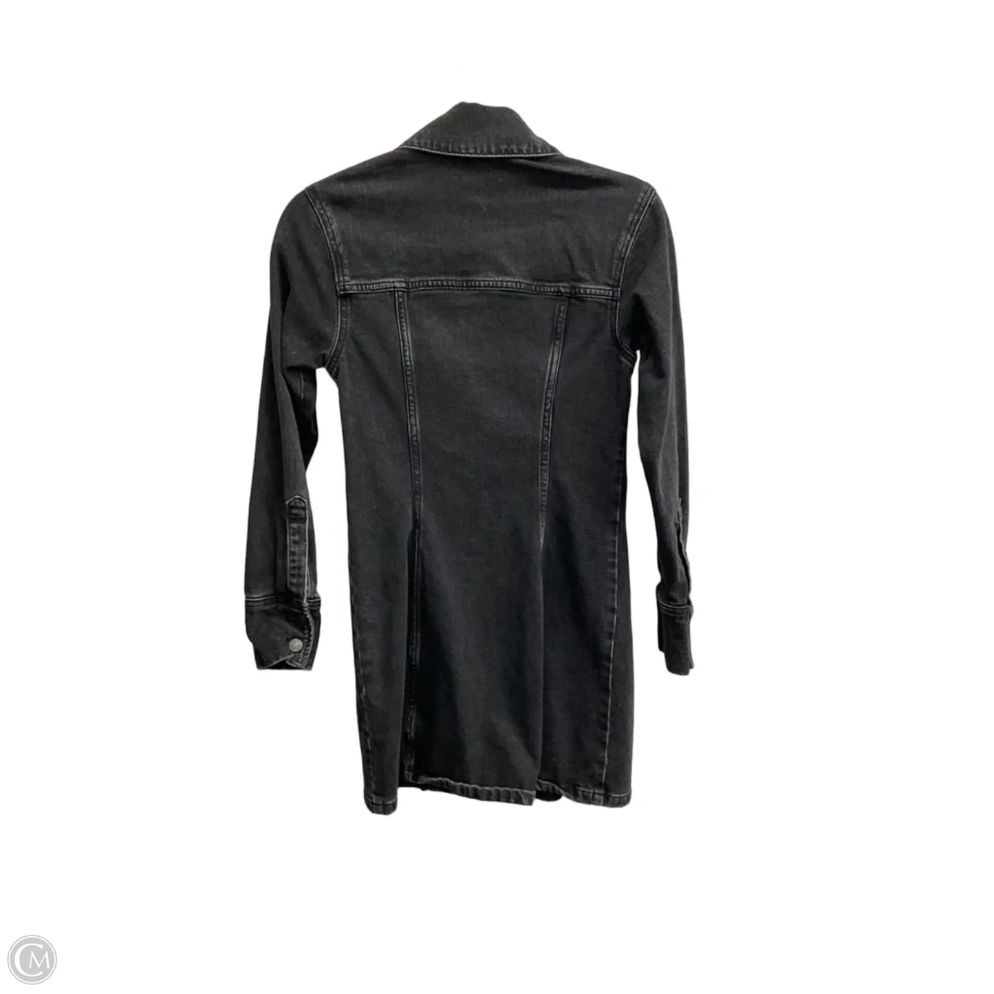 Dress Casual Short By Abercrombie And Fitch In Black Denim, Size: Xsp