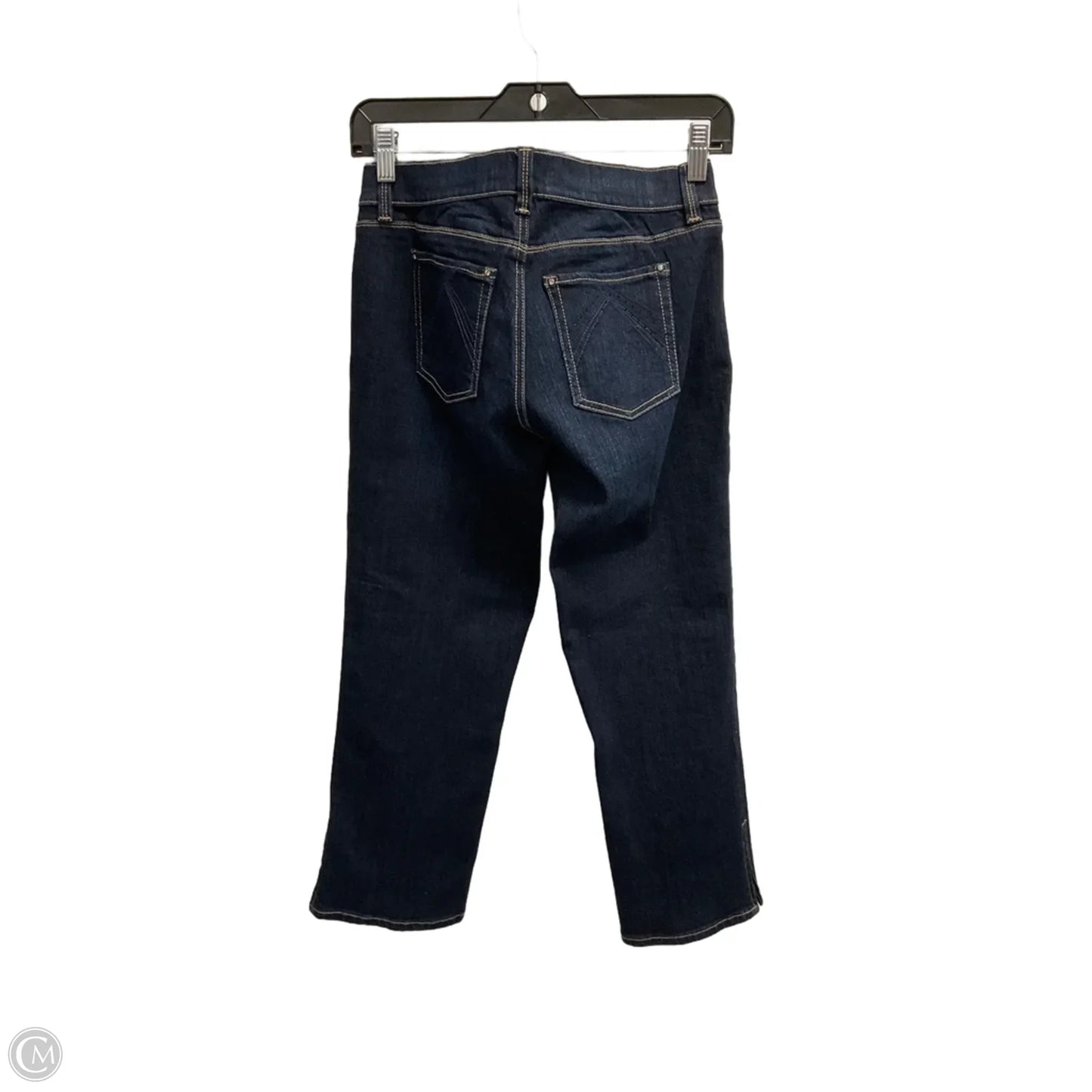 Jeans Straight By White House Black Market In Blue Denim, Size: 2