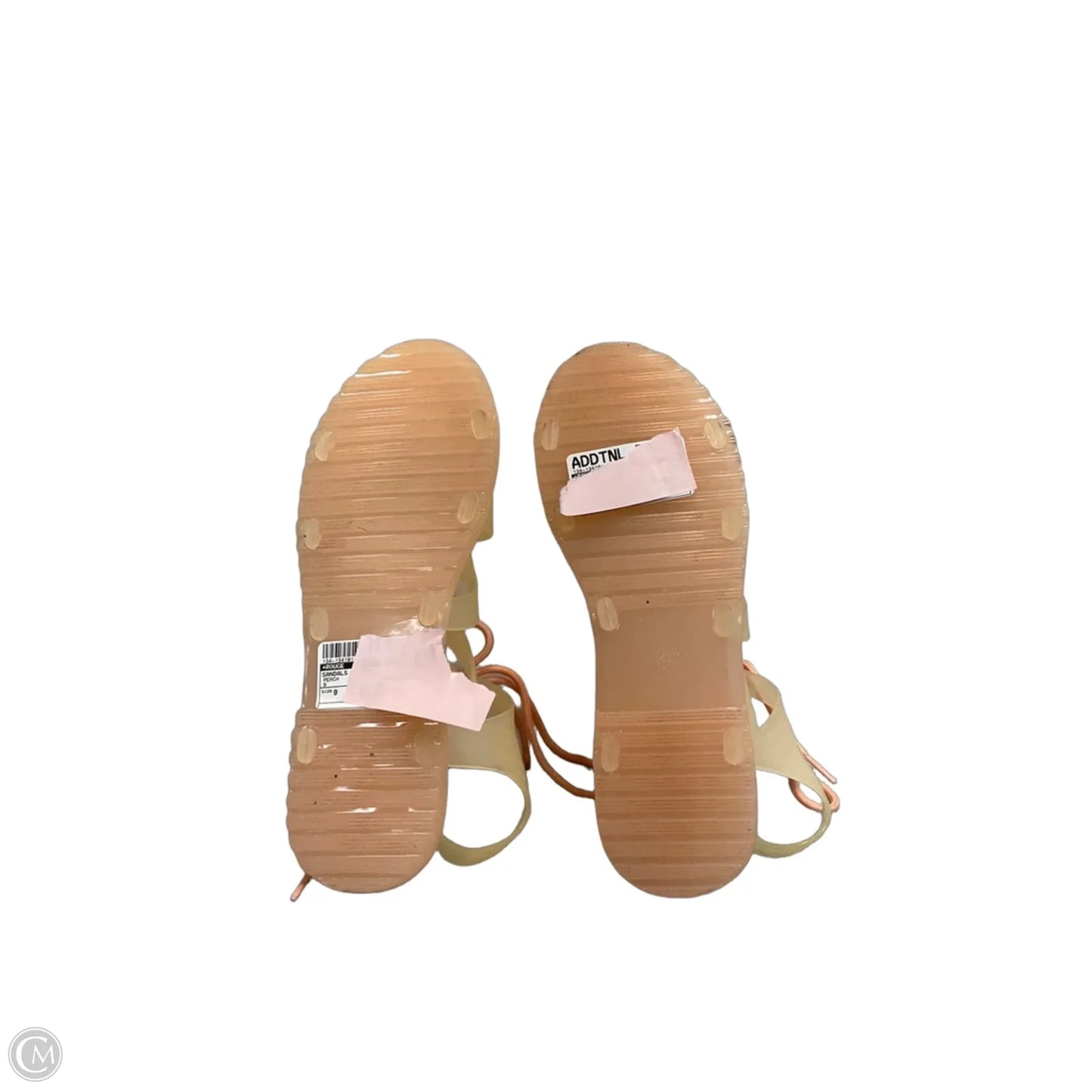 Sandals Flats By Rouge In Peach, Size: 9