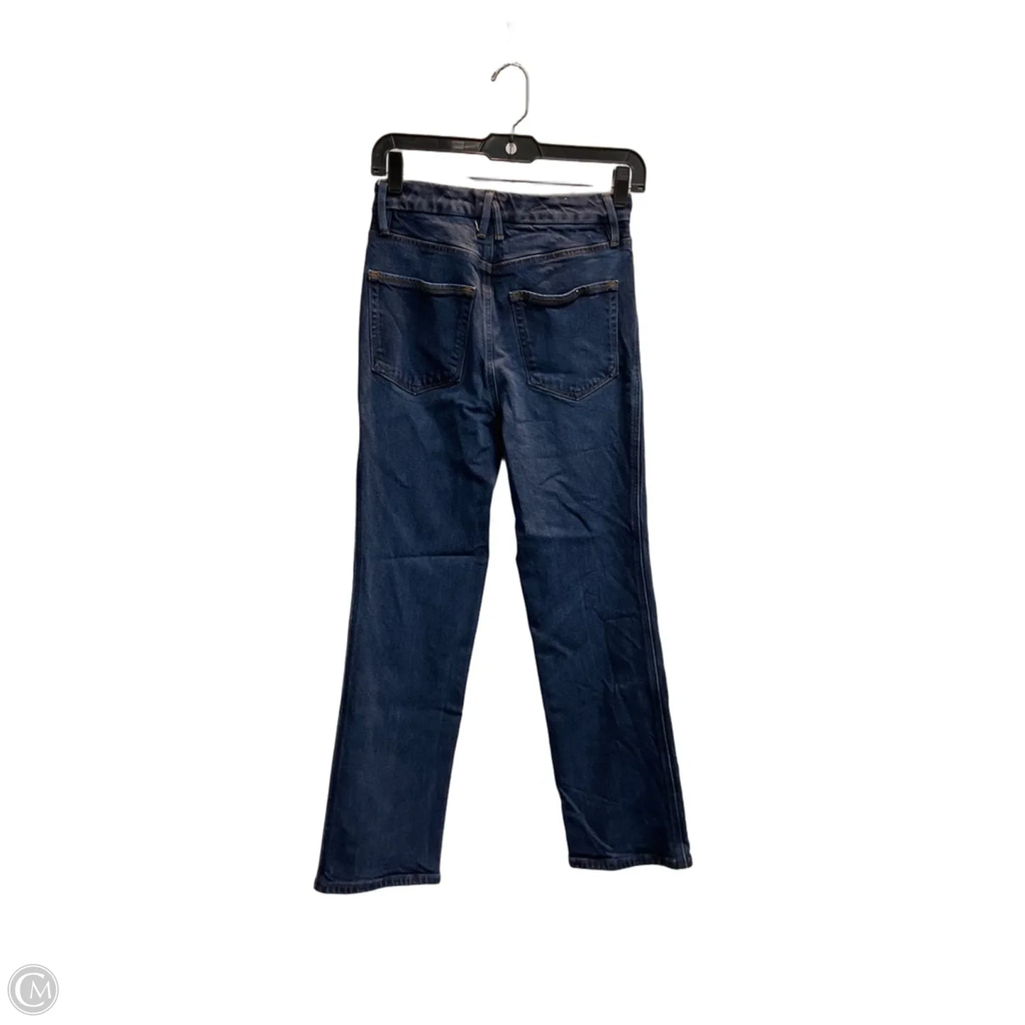 Jeans Straight By Good American In Blue Denim, Size: 2