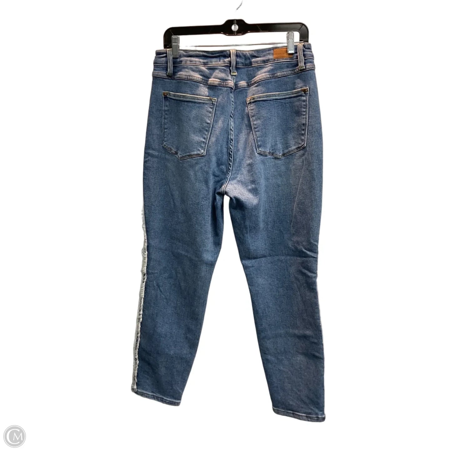 Jeans Cropped By Judy Blue In Blue Denim, Size: 14