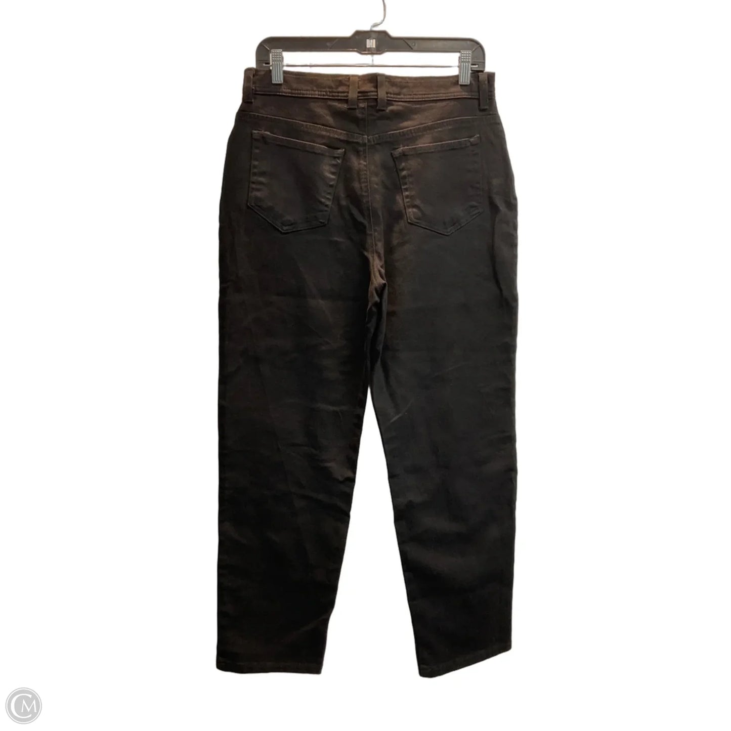 Jeans Straight By Gloria Vanderbilt In Black, Size: 14p