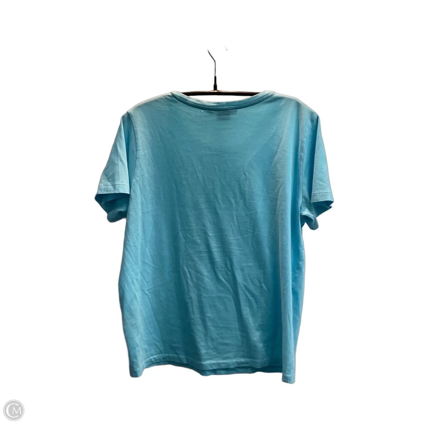 Top Short Sleeve Basic By Ralph Lauren In Blue, Size: Xl