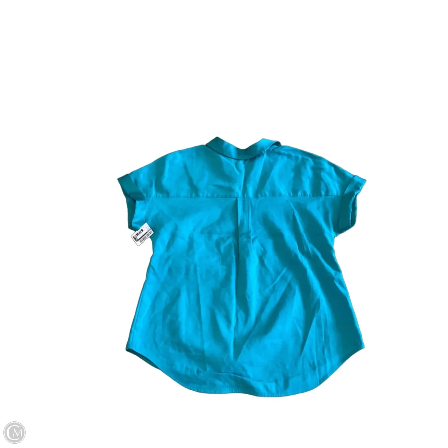 Top Short Sleeve By Chicos In Green, Size: M