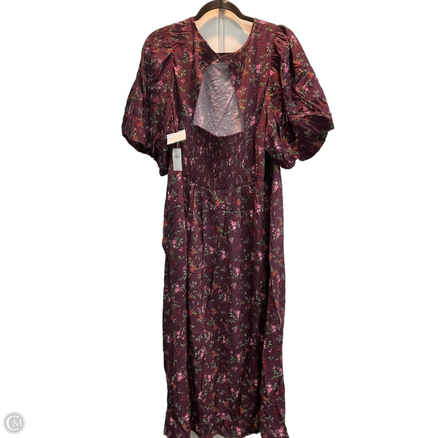 Dress Casual Midi By Old Navy In Maroon, Size: 3x