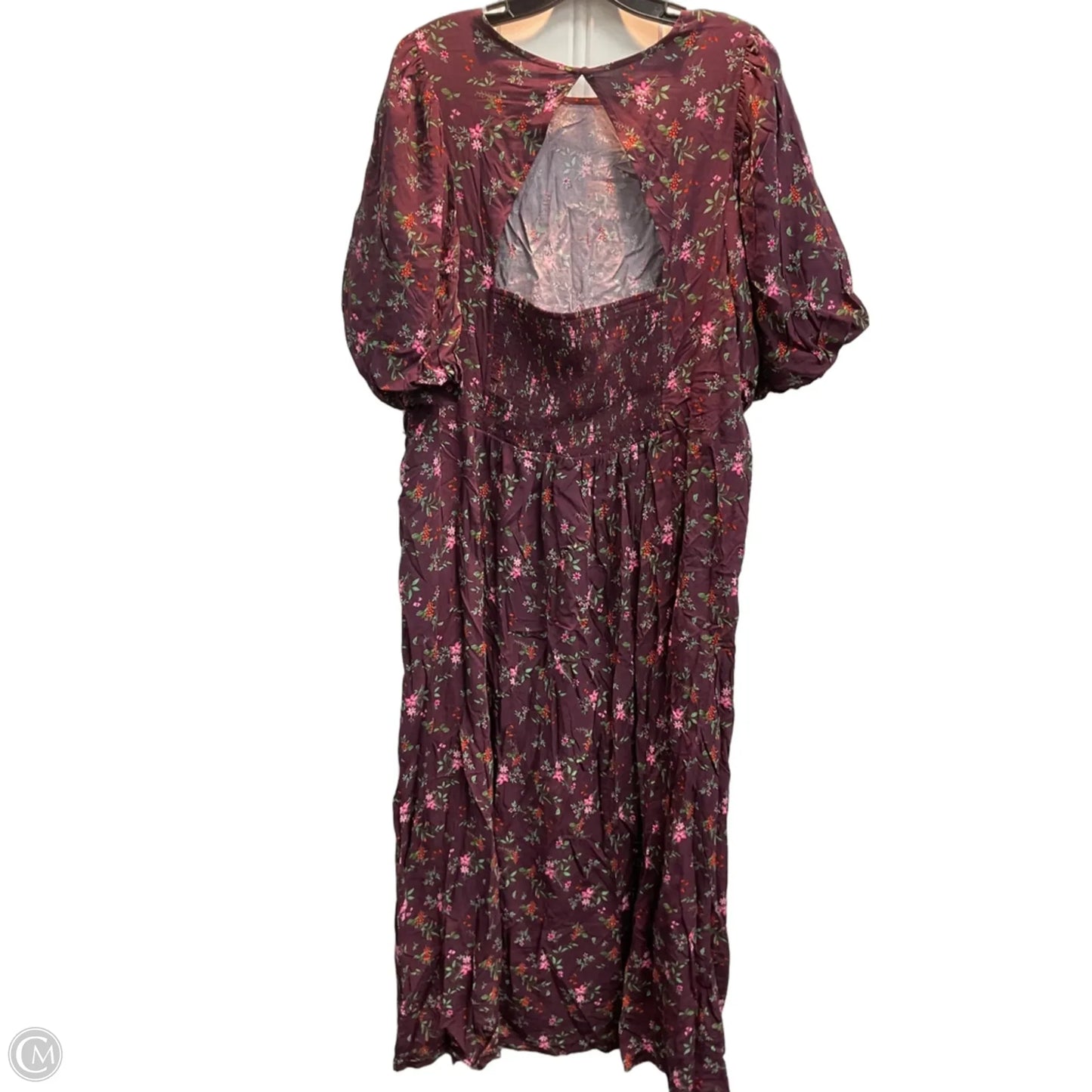 Dress Casual Midi By Old Navy In Maroon, Size: 4x