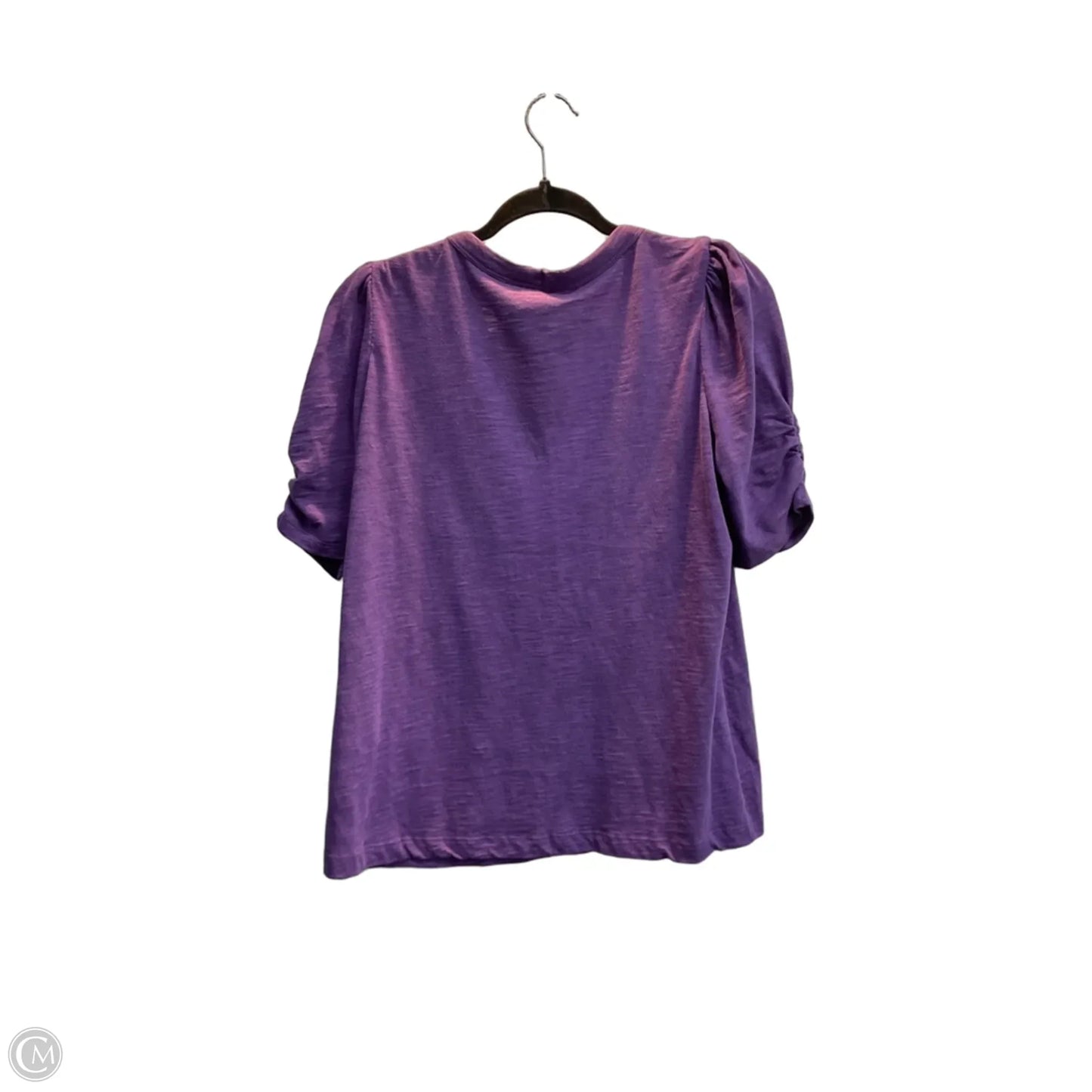 Top Short Sleeve By Chicos In Purple, Size: M
