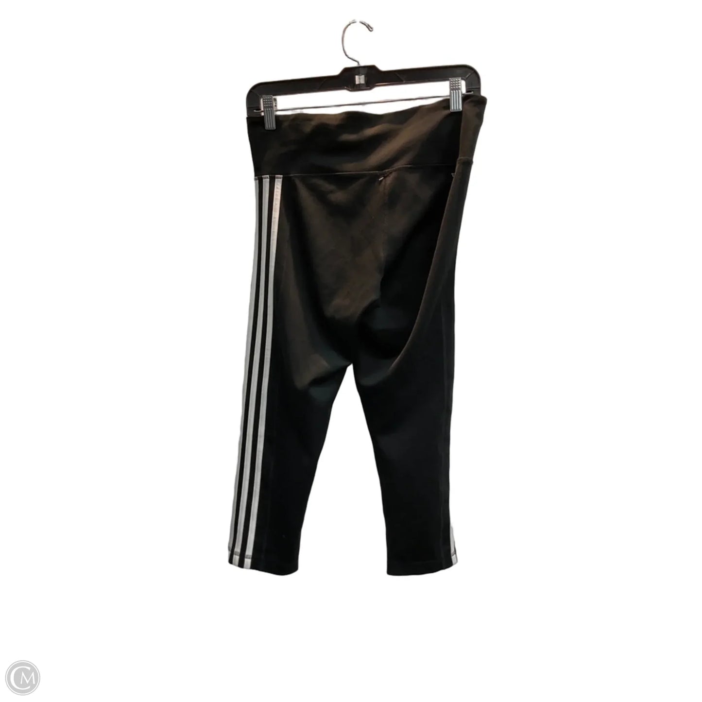 Athletic Capris By Adidas In Black, Size: M