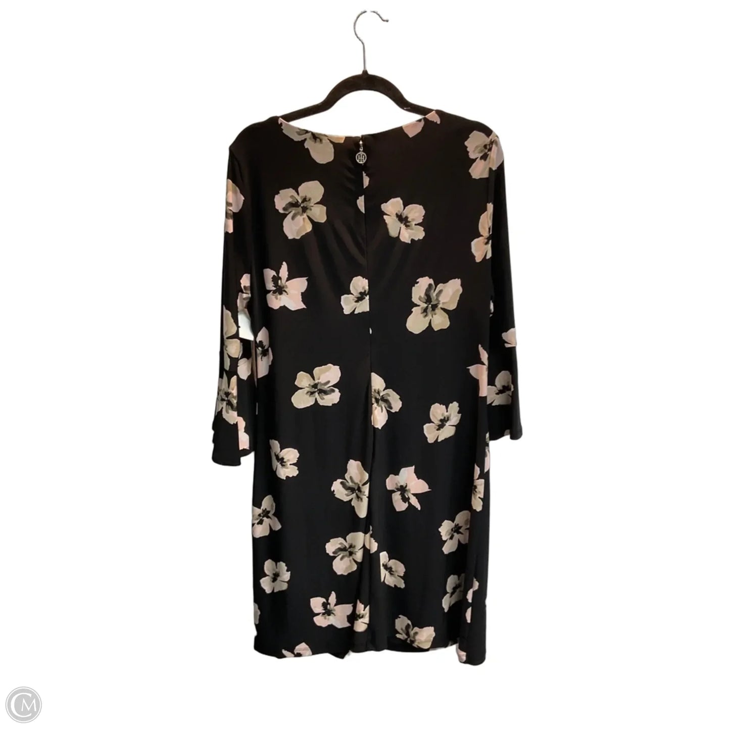 Dress Casual Midi By Tommy Hilfiger In Black, Size: L