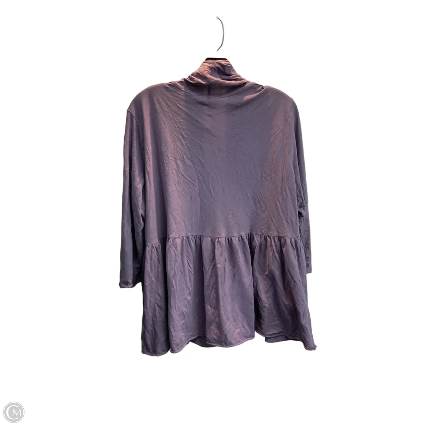 Cardigan By Pure Jill In Purple, Size: Xl