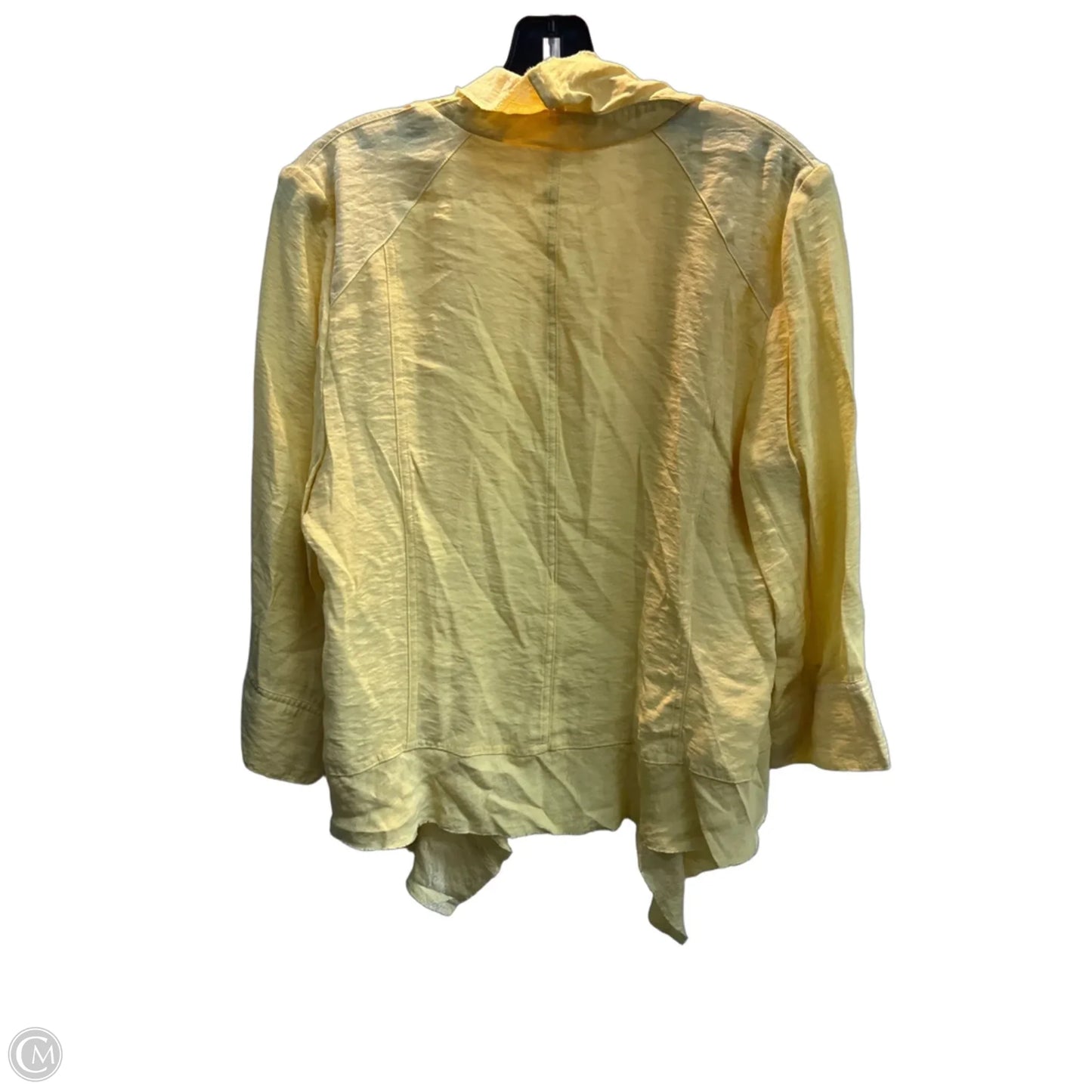Capris By Chicos In Yellow, Size: L