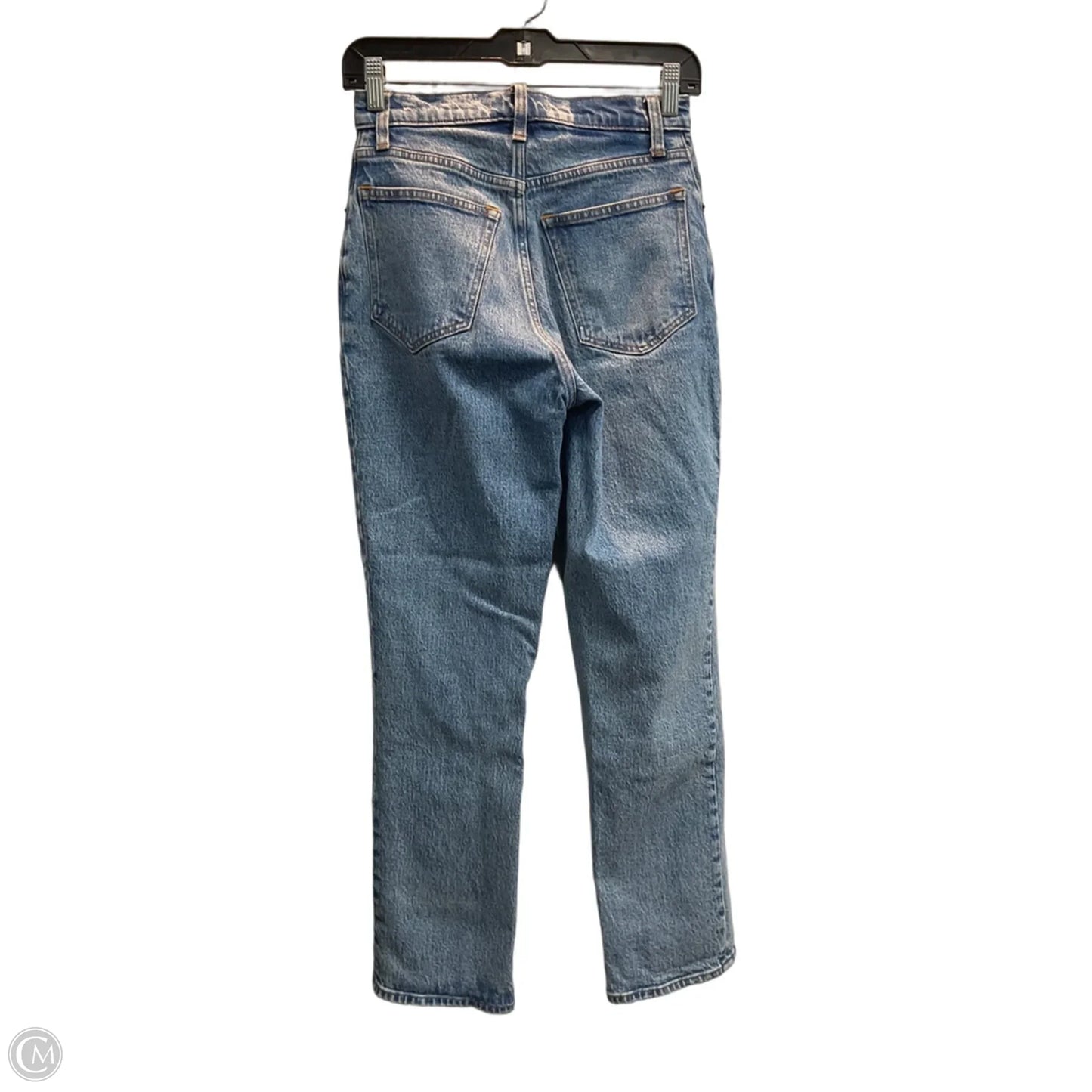 Jeans Straight By Abercrombie And Fitch In Blue Denim, Size: 2p