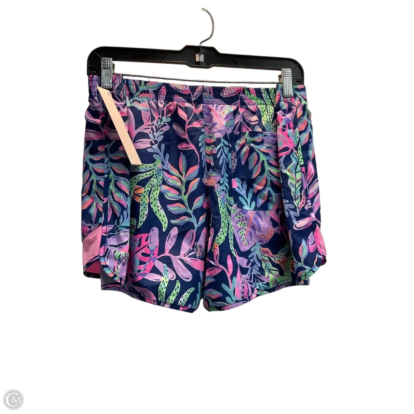 Athletic Shorts By Lilly Pulitzer In Tropical Print, Size: Xl