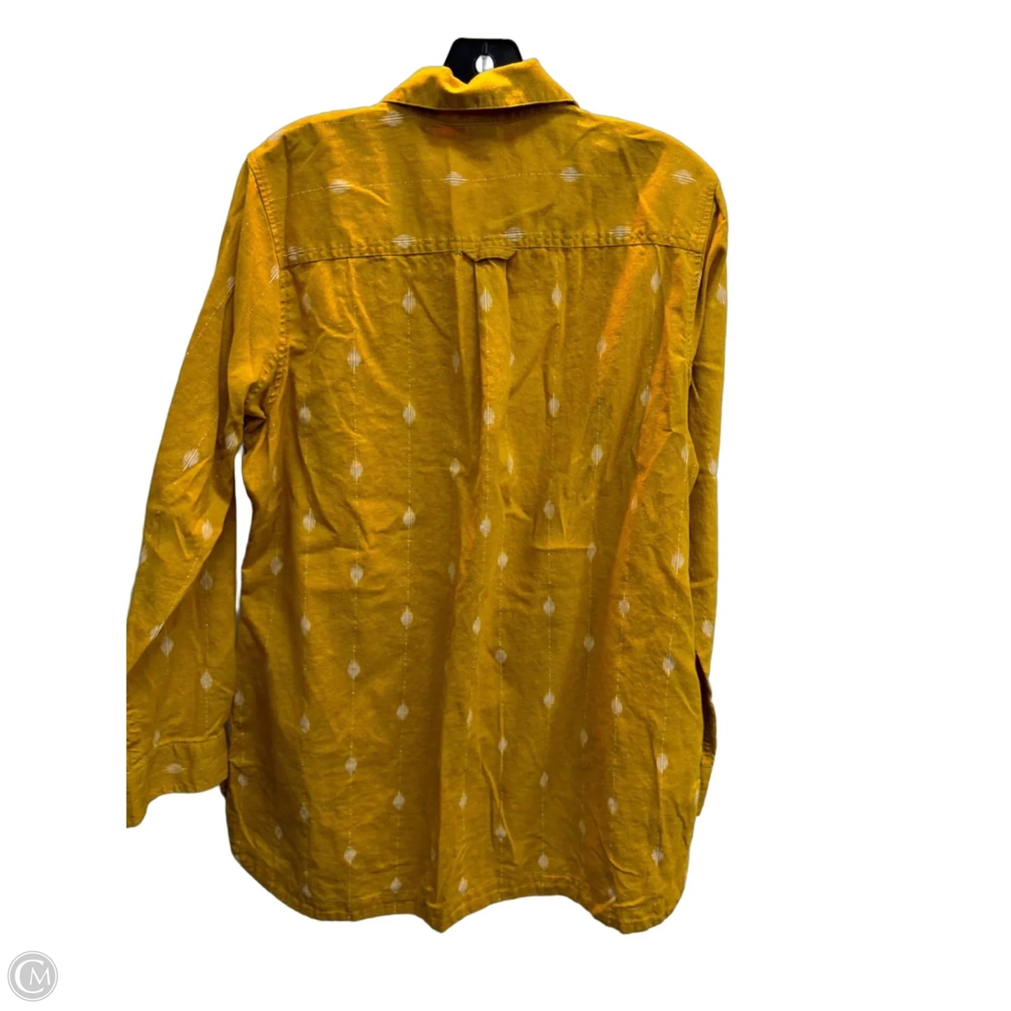 Top Long Sleeve By Duluth Trading In Yellow, Size: L