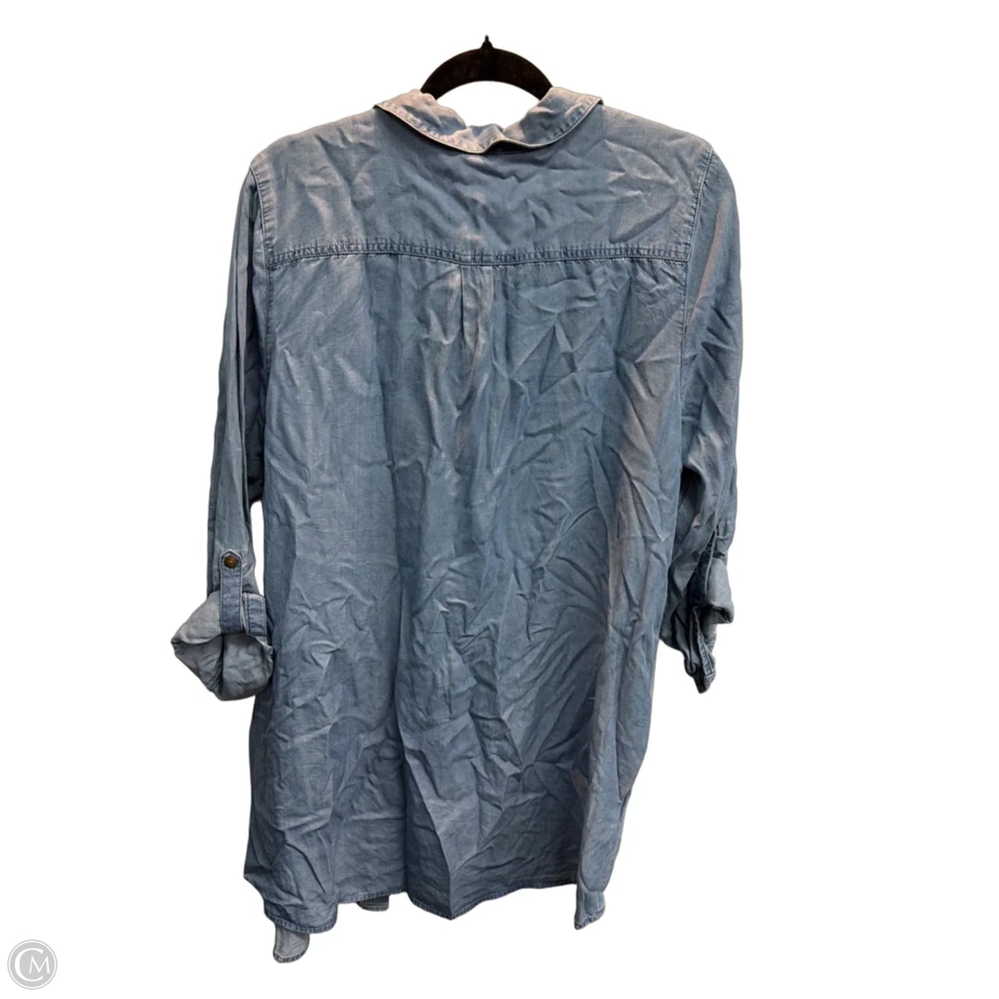 Tunic 3/4 Sleeve By J. Jill In Blue, Size: L