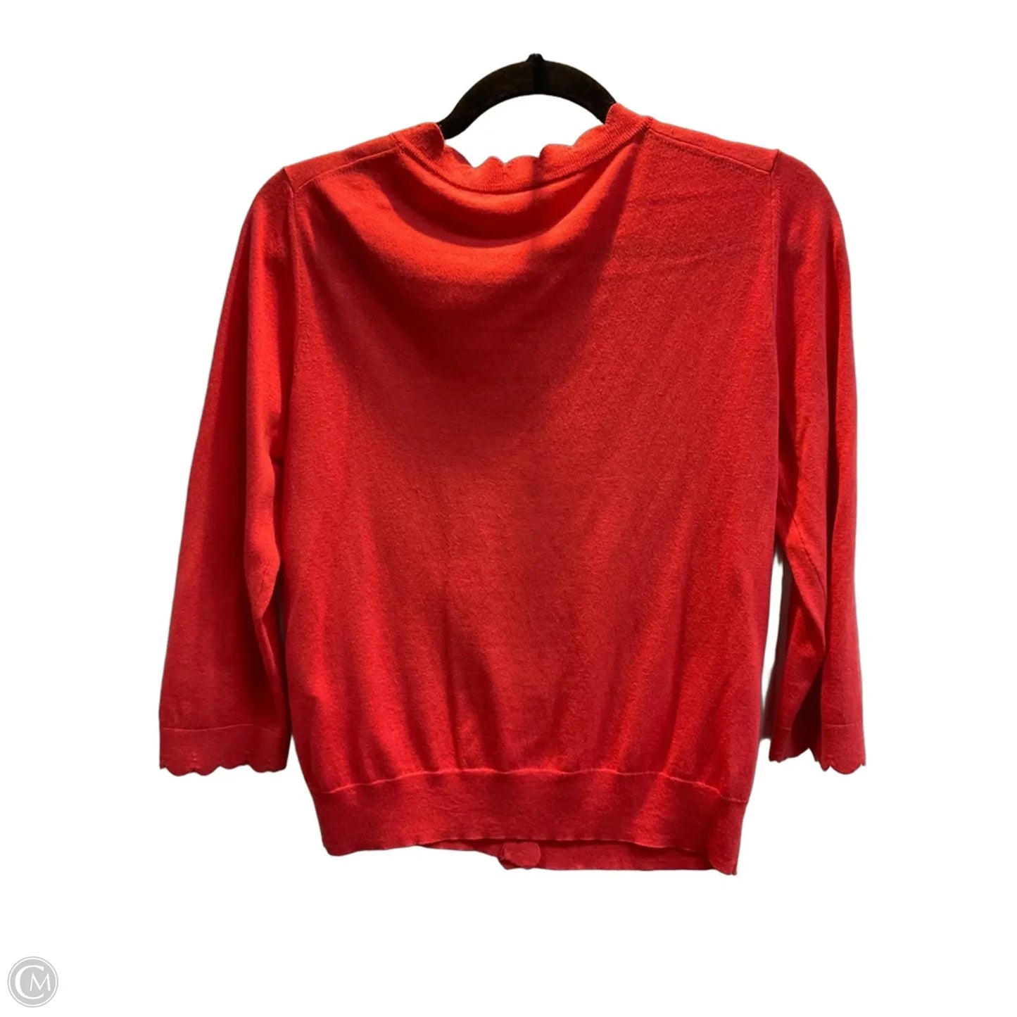 Cardigan Designer By Kate Spade In Orange, Size: S