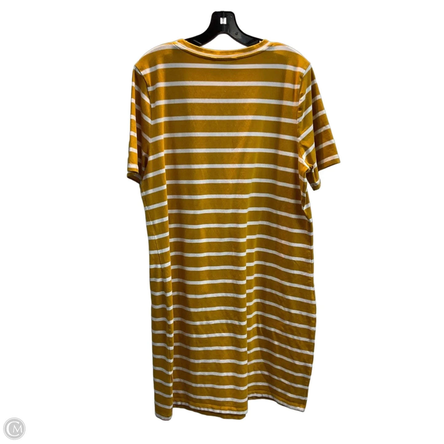Dress Casual Midi By Banana Republic In Yellow, Size: Xl
