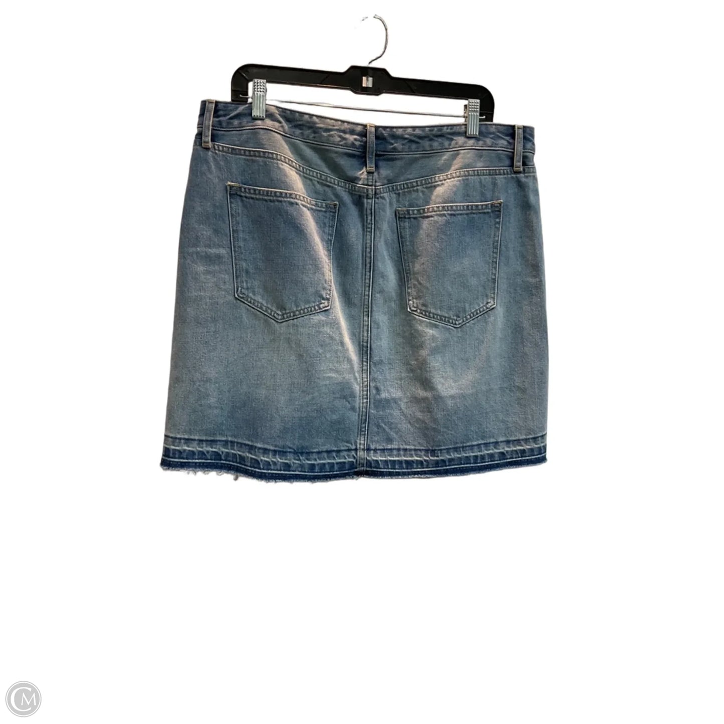 Skirt Midi By Banana Republic In Blue, Size: 14