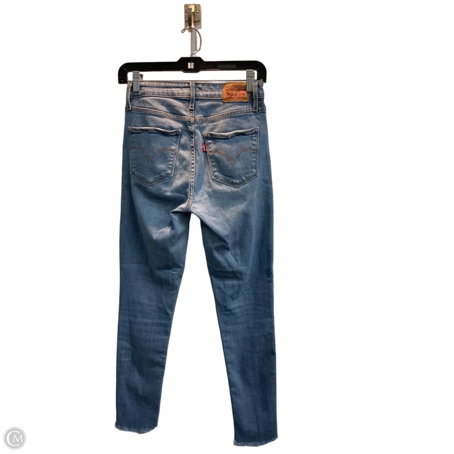 Jeans Skinny By Levis In Blue, Size: 4