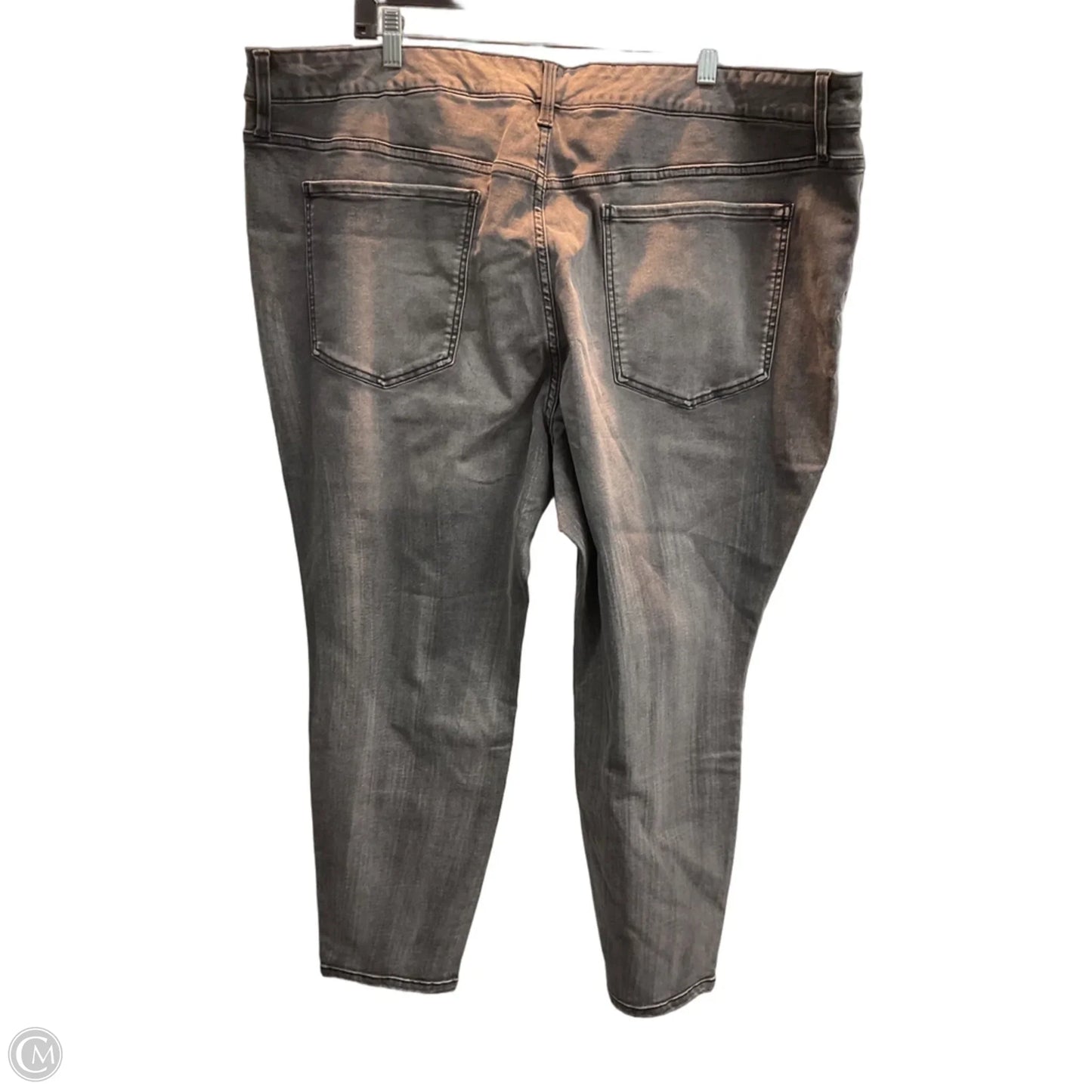 Jeans Cropped By Terra & Sky In Grey, Size: 4x
