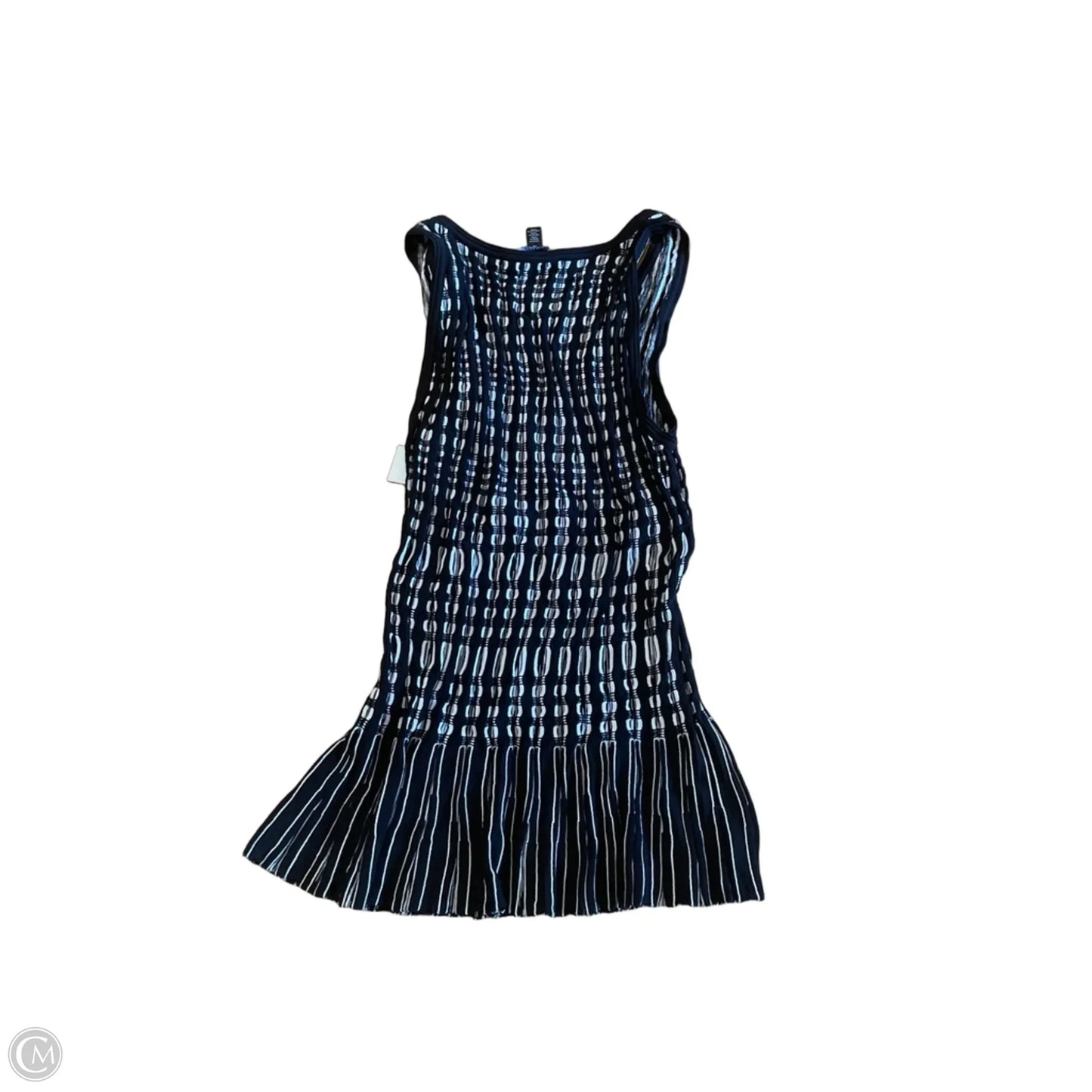 Tank Top By White House Black Market In Black & Cream, Size: M