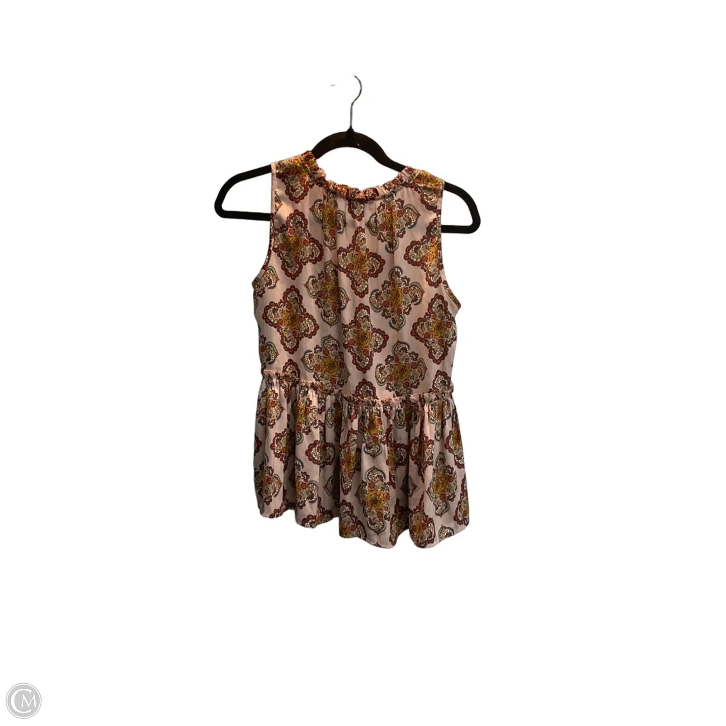 Top Sleeveless By Loft In Paisley Print, Size: Xs