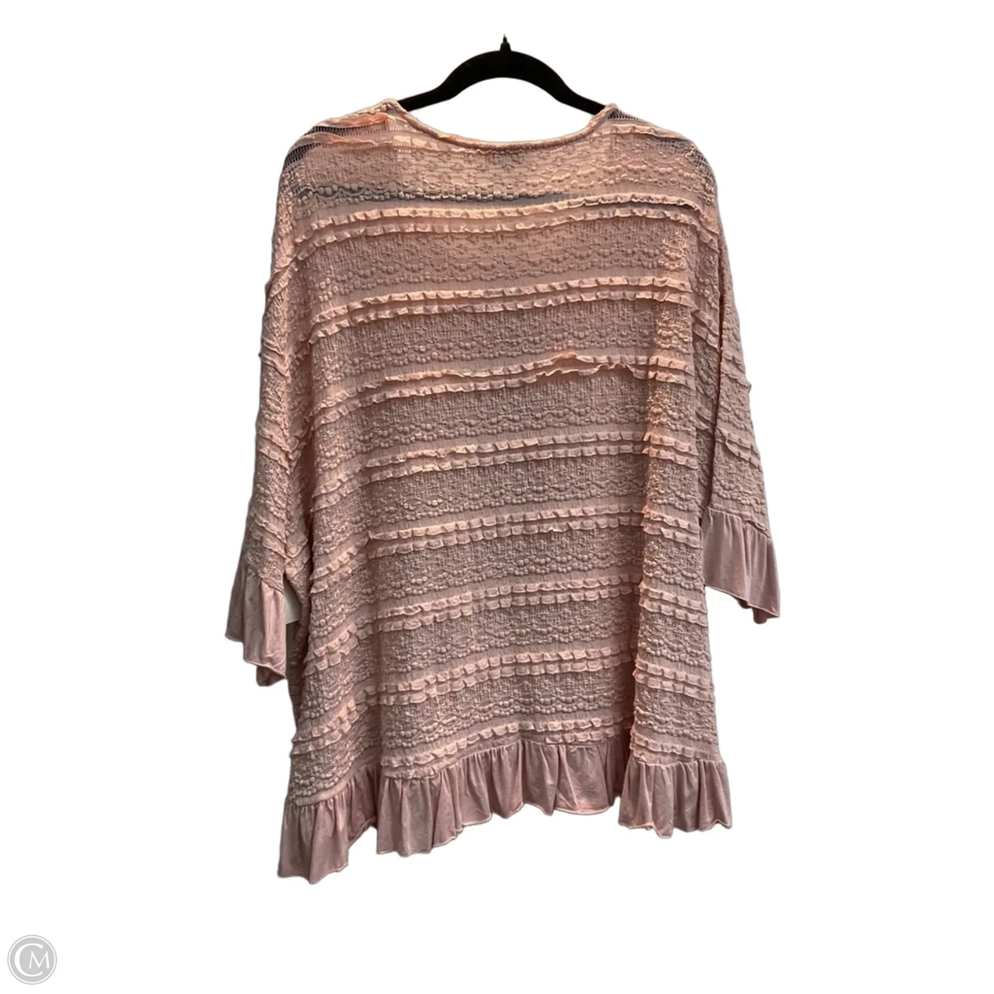 Top Short Sleeve By Umgee In Pink, Size: 1X