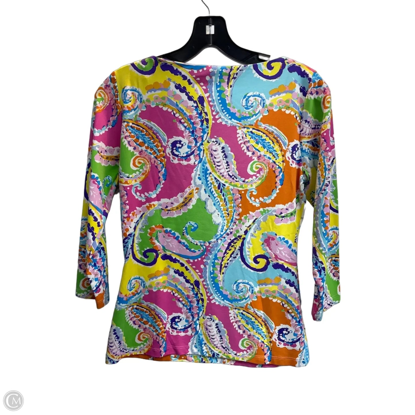 Top Long Sleeve By J Mclaughlin In Paisley Print, Size: Xs