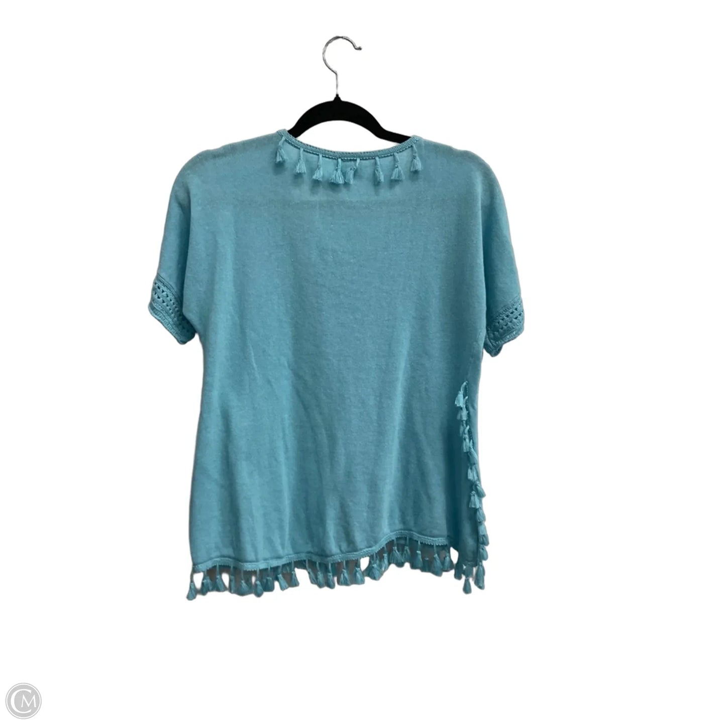 Top Short Sleeve By Chicos In Blue, Size: Xs