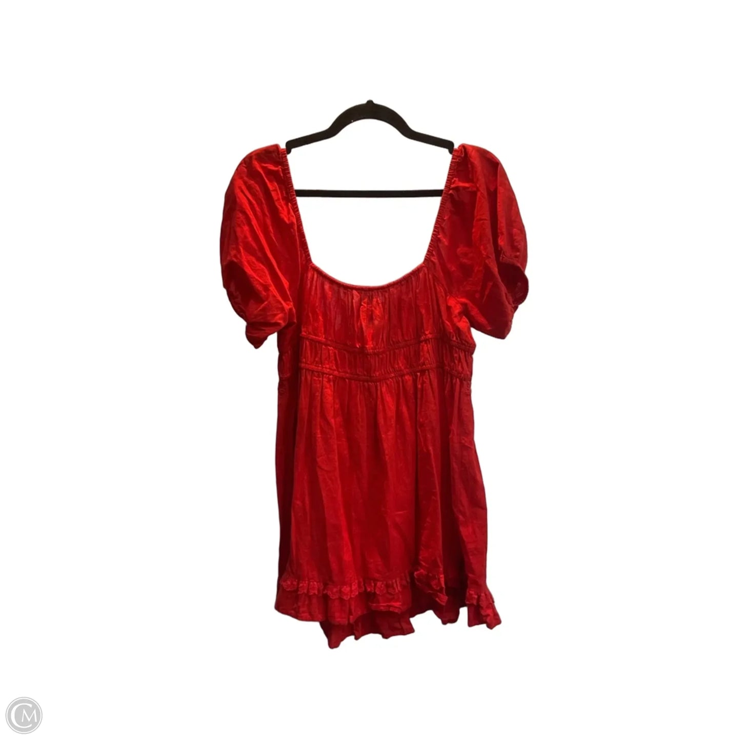 Top Short Sleeve By Bdg In Red, Size: L