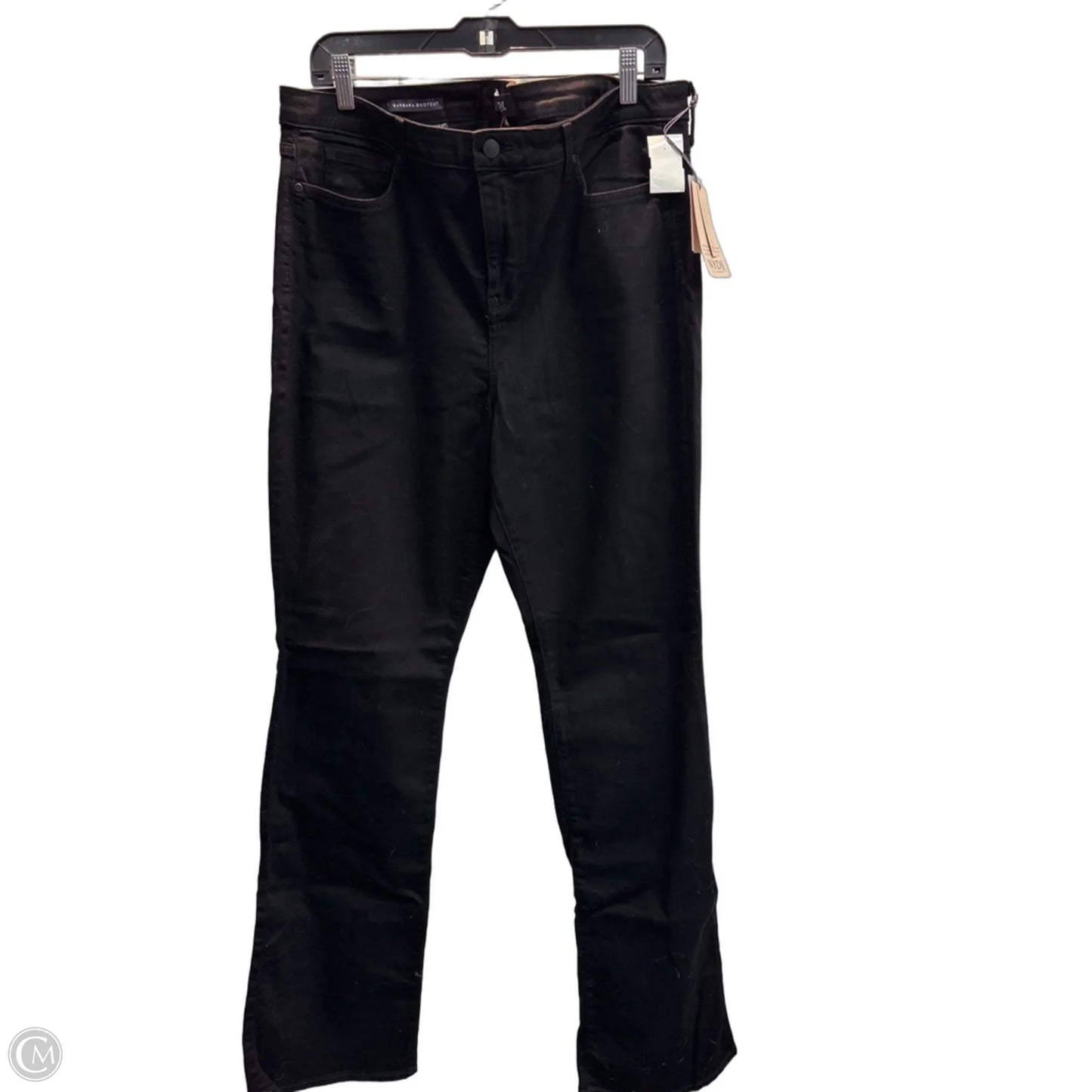 Jeans Straight By Not Your Daughters Jeans In Black, Size: 16