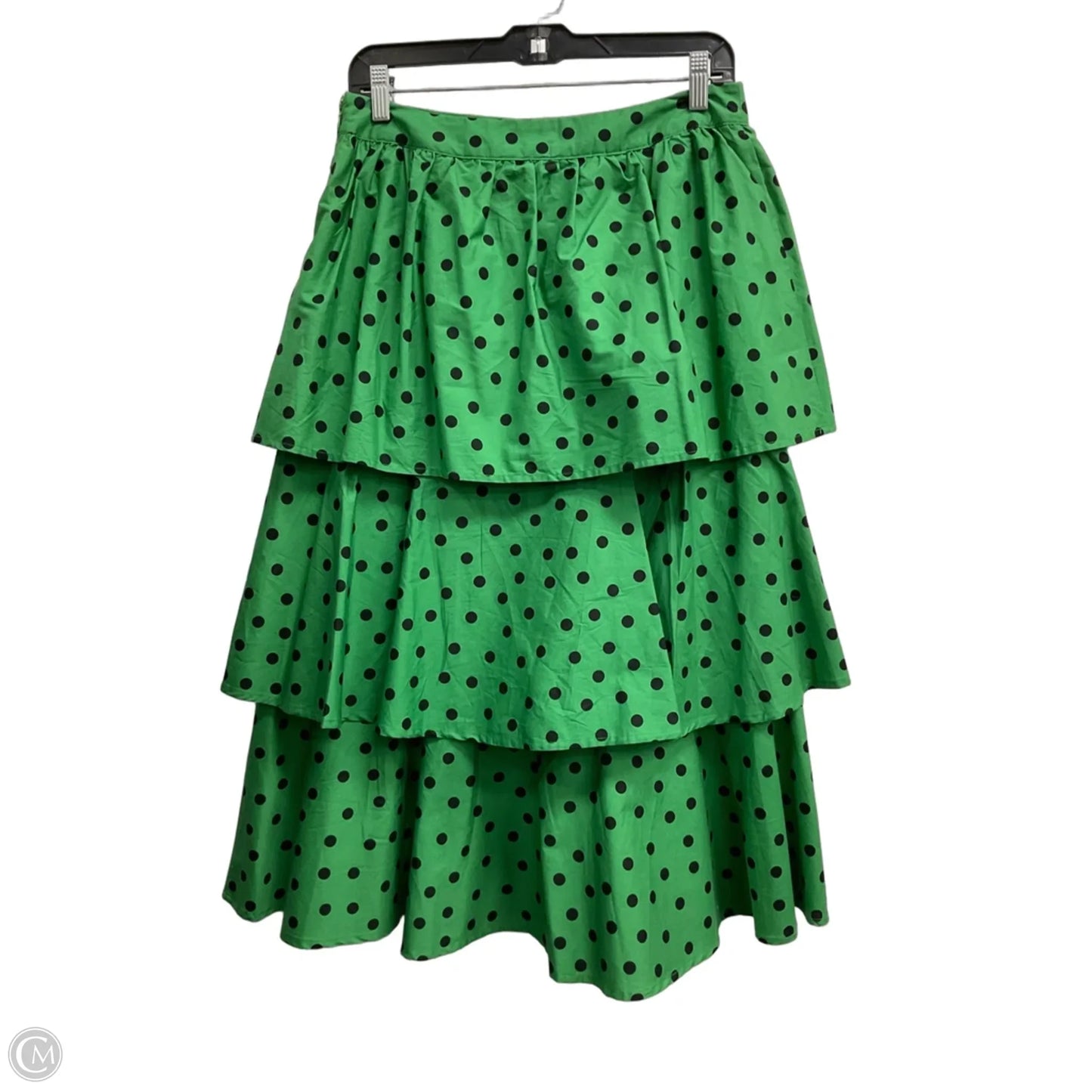 Skirt Midi By Who What Wear In Green, Size: 8