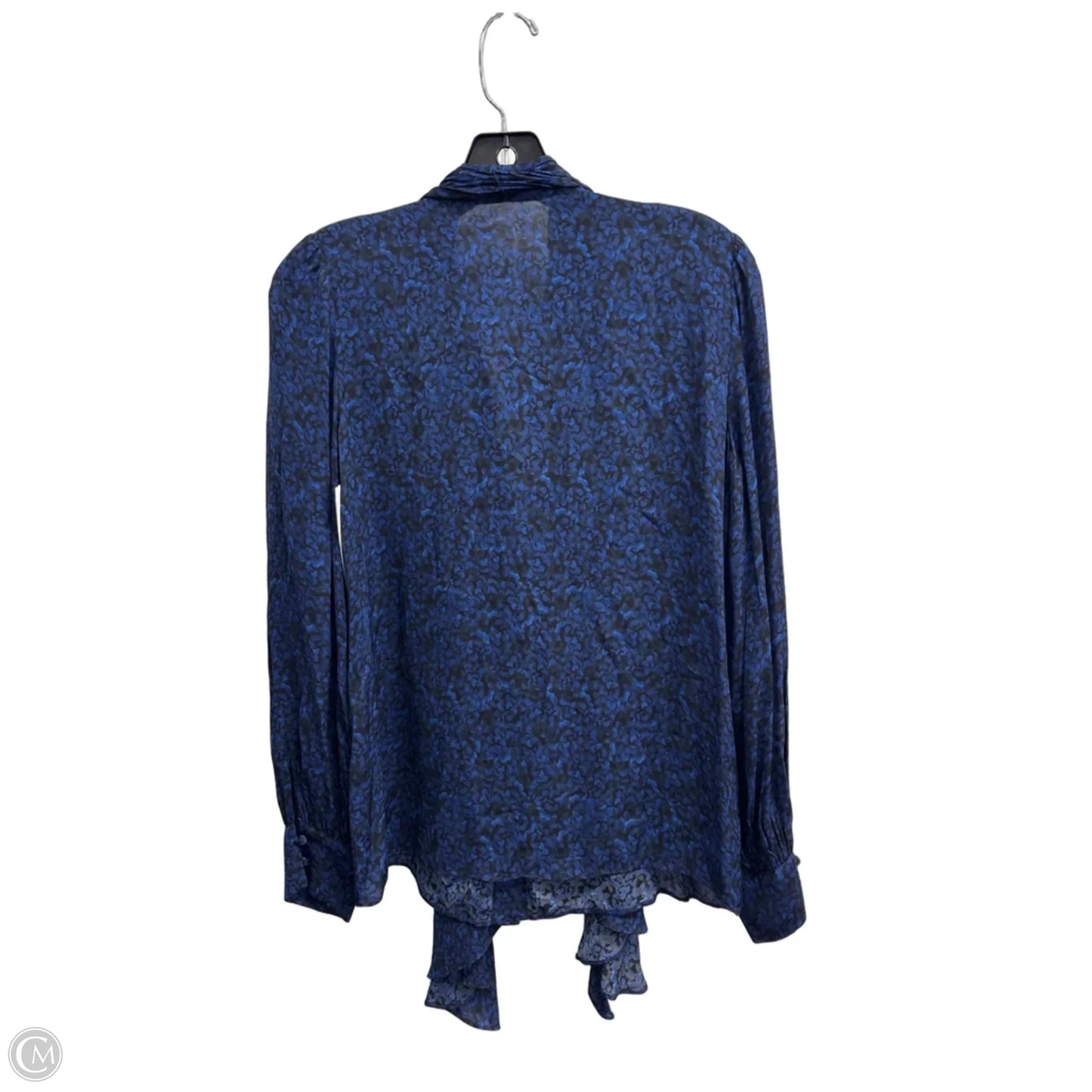 Blouse Designer By Alice + Olivia In Navy, Size: Xs