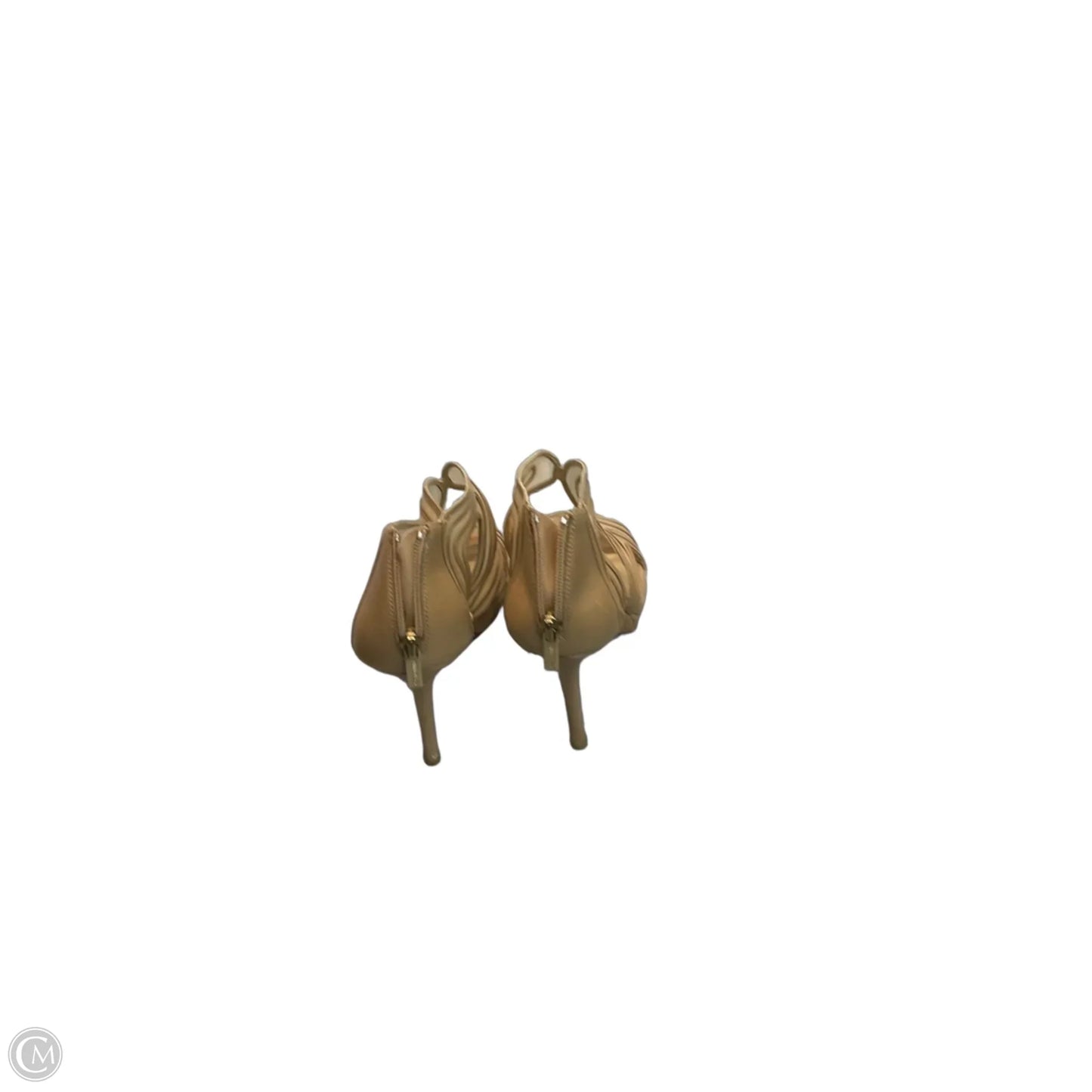 Shoes Luxury Designer By Jimmy Choo In Beige, Size: 7