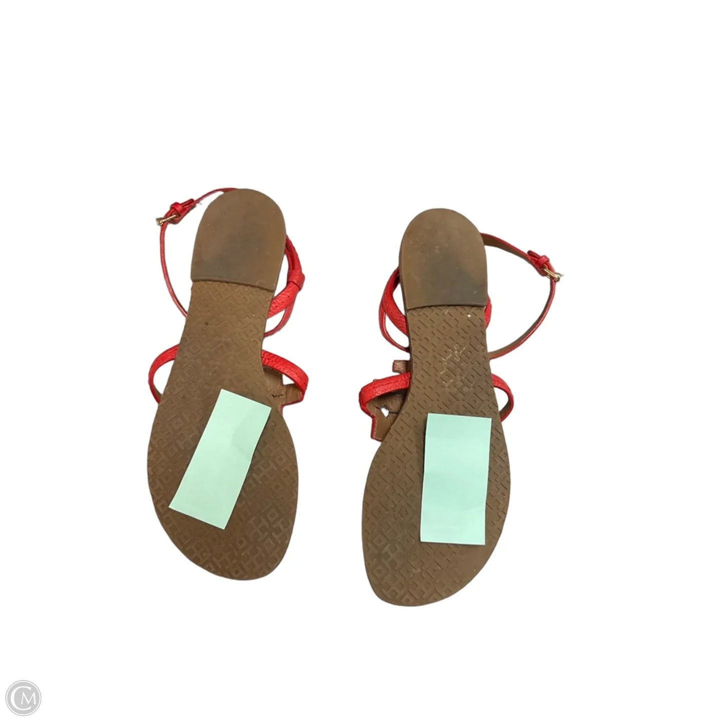 Sandals Designer By Tory Burch In Red, Size: 9
