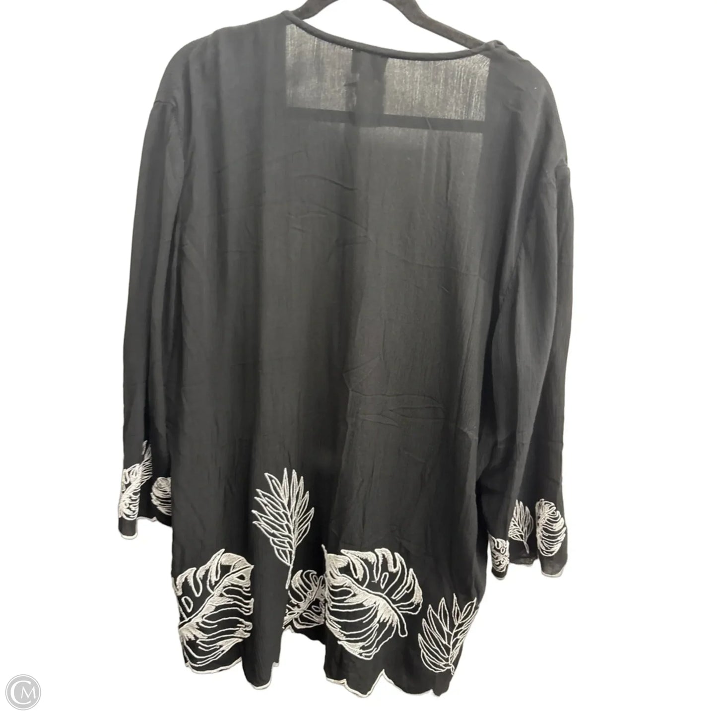 Cardigan By Chicos In Black, Size: Xxl