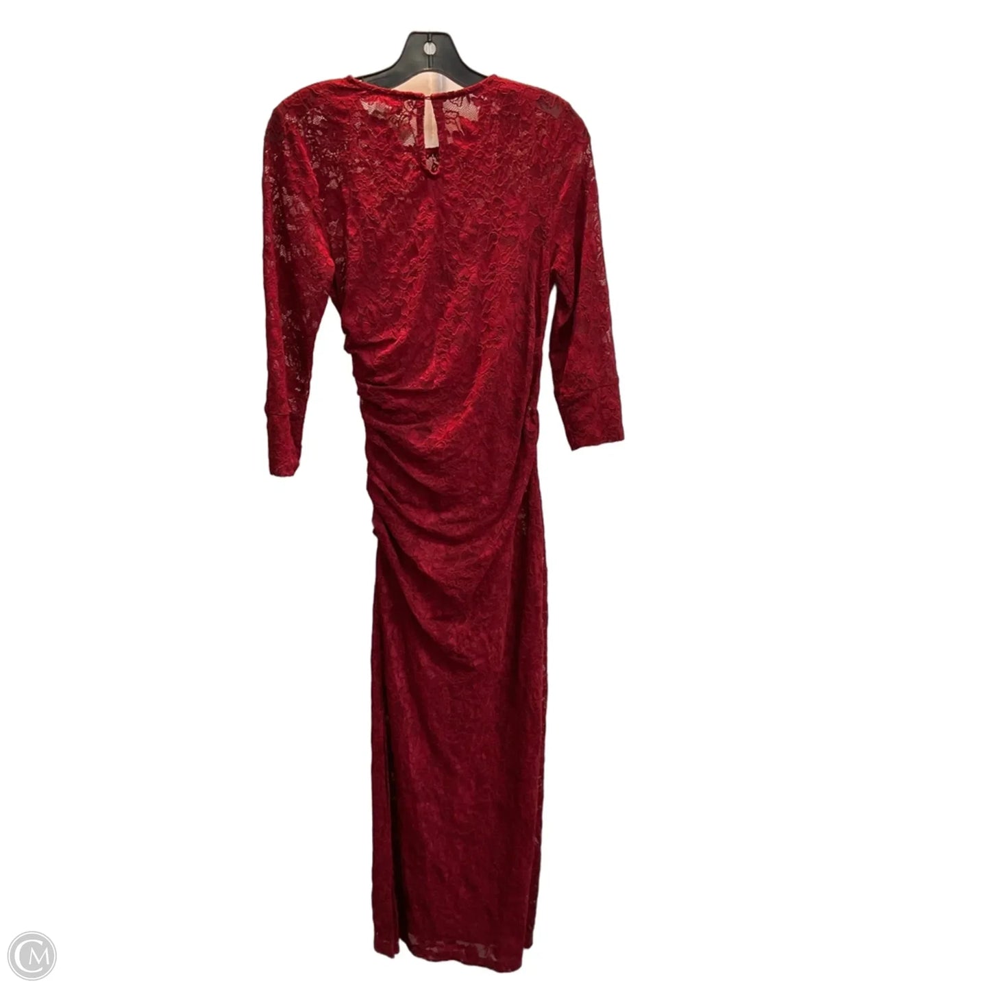 Dress Casual Maxi By Nsr In Maroon, Size: M