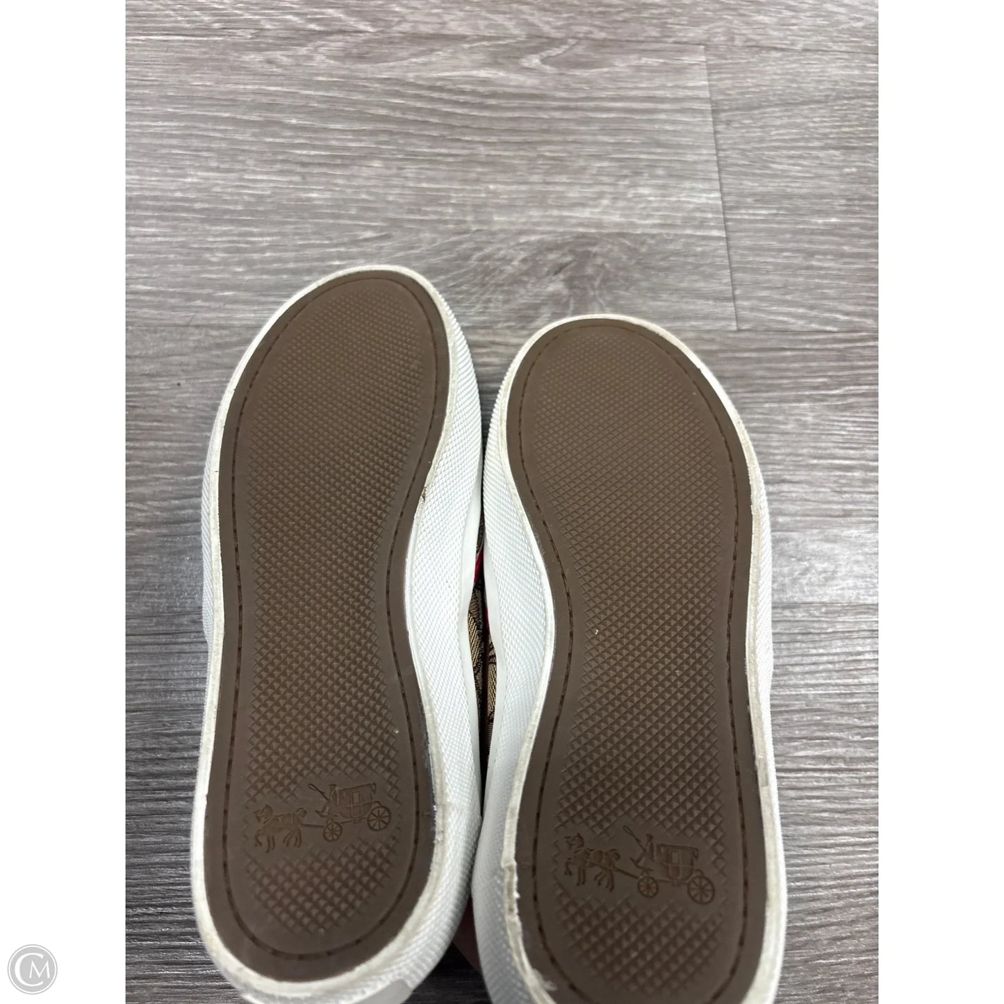 Shoes Designer By Coach In Tan, Size: 6