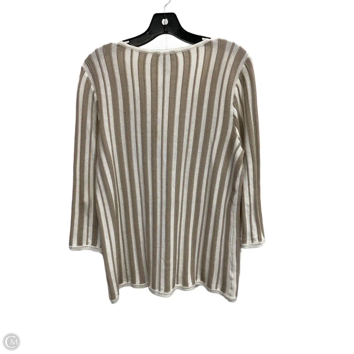 Sweater By Chicos In Beige, Size: M