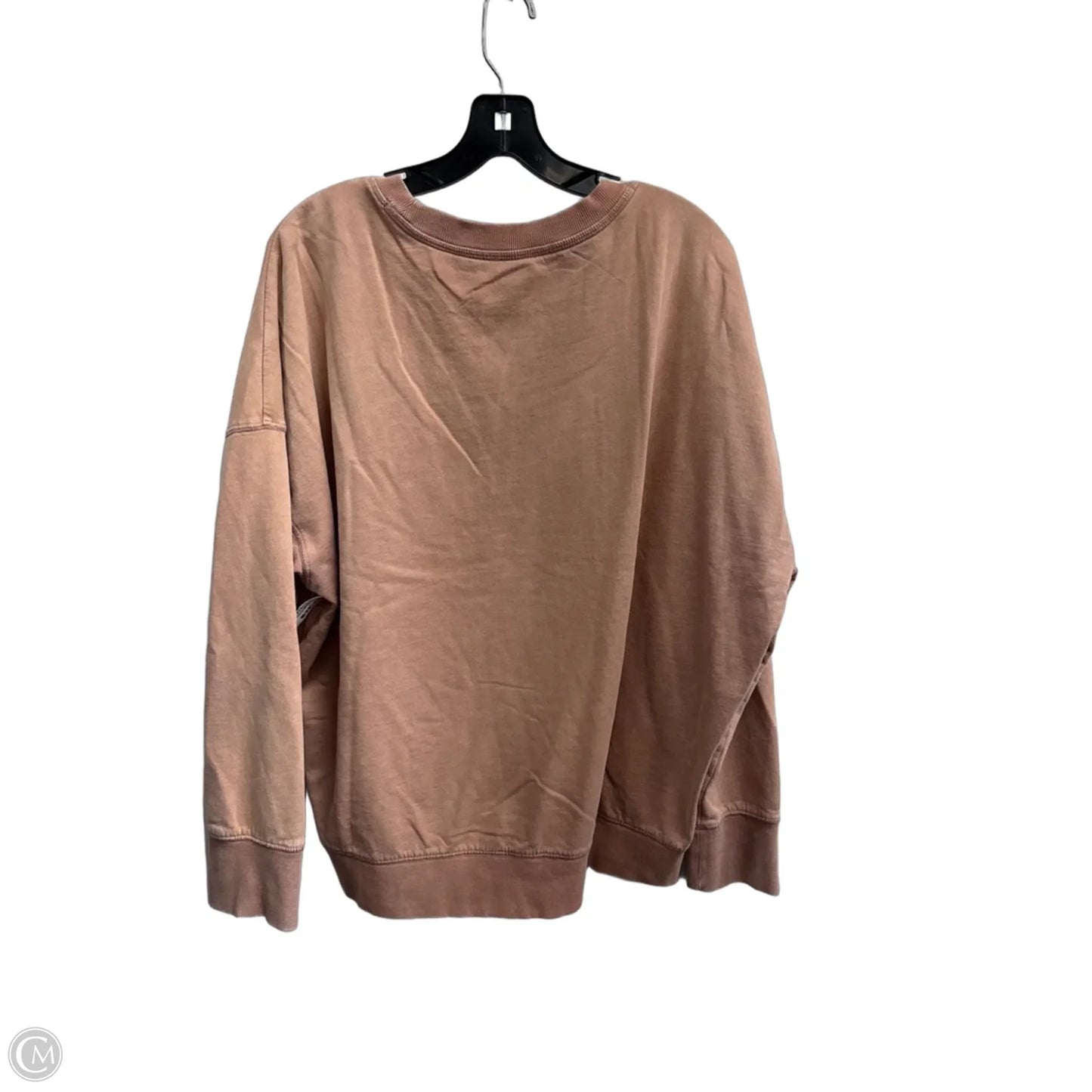 Sweatshirt Crewneck By Clothes Mentor In Peach, Size: Xl