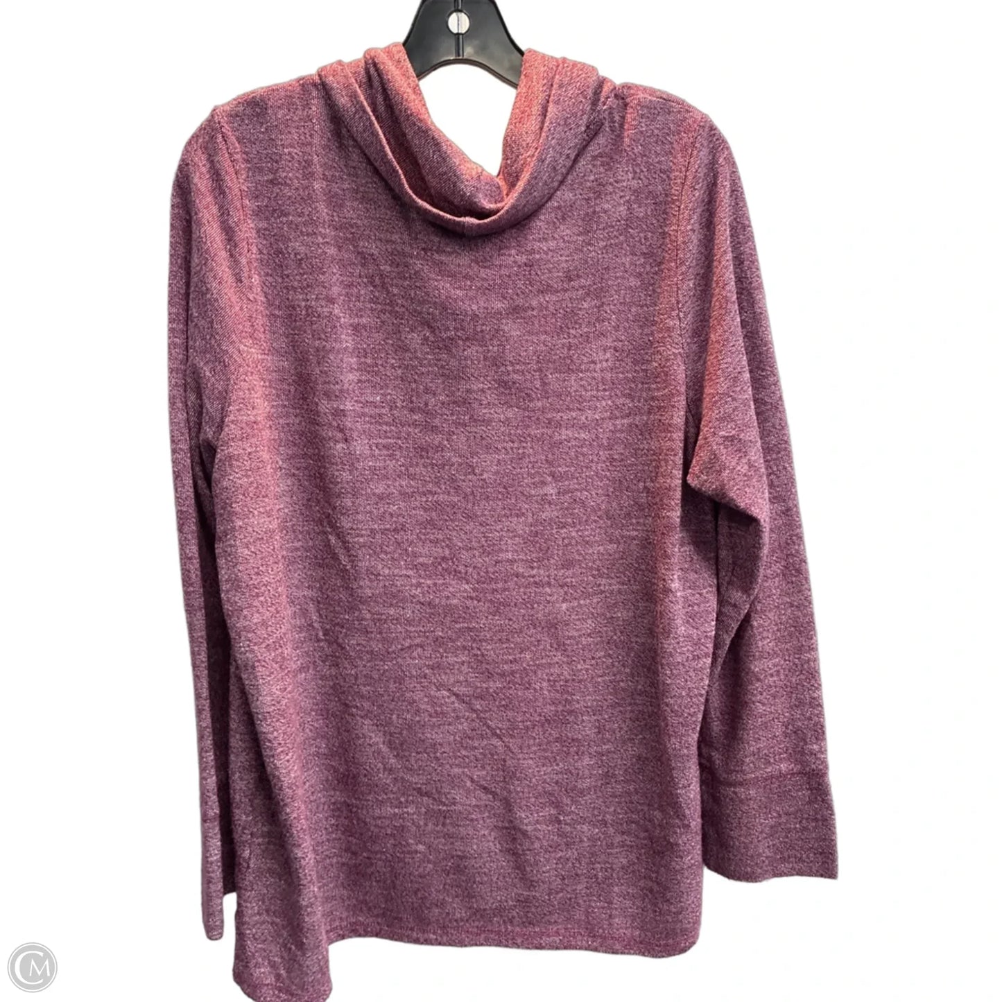Top Long Sleeve By Sonoma In Maroon, Size: Xl