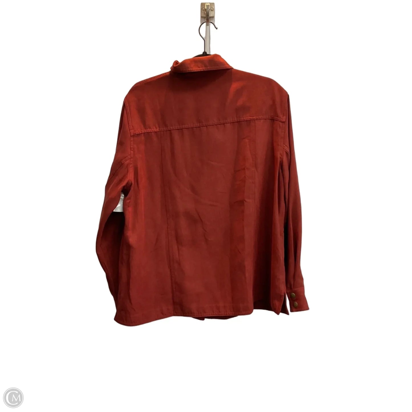 Blouse Long Sleeve By Alfred Dunner In Orange, Size: 16
