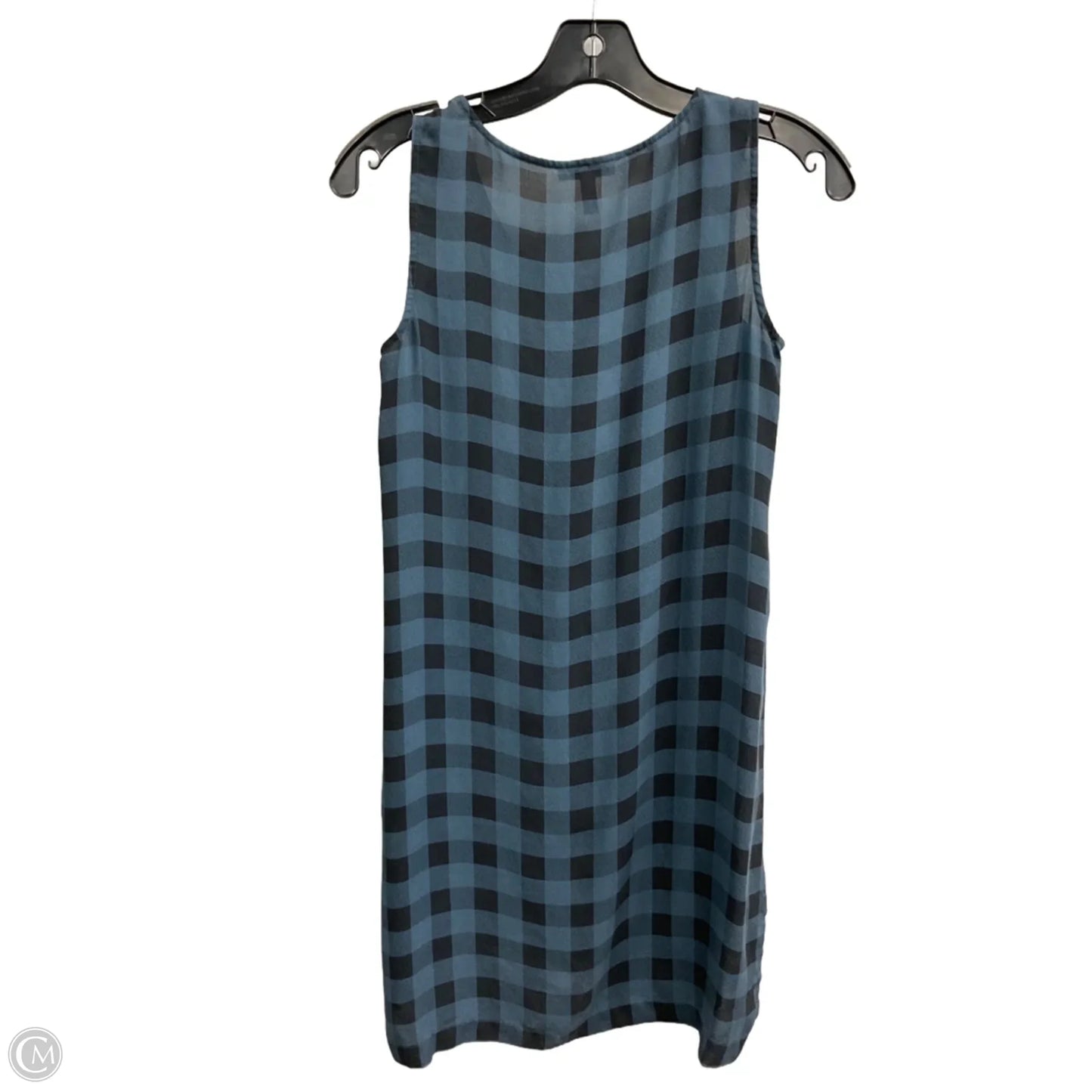 Dress Casual Midi By Eileen Fisher In Plaid Pattern, Size: Xxs