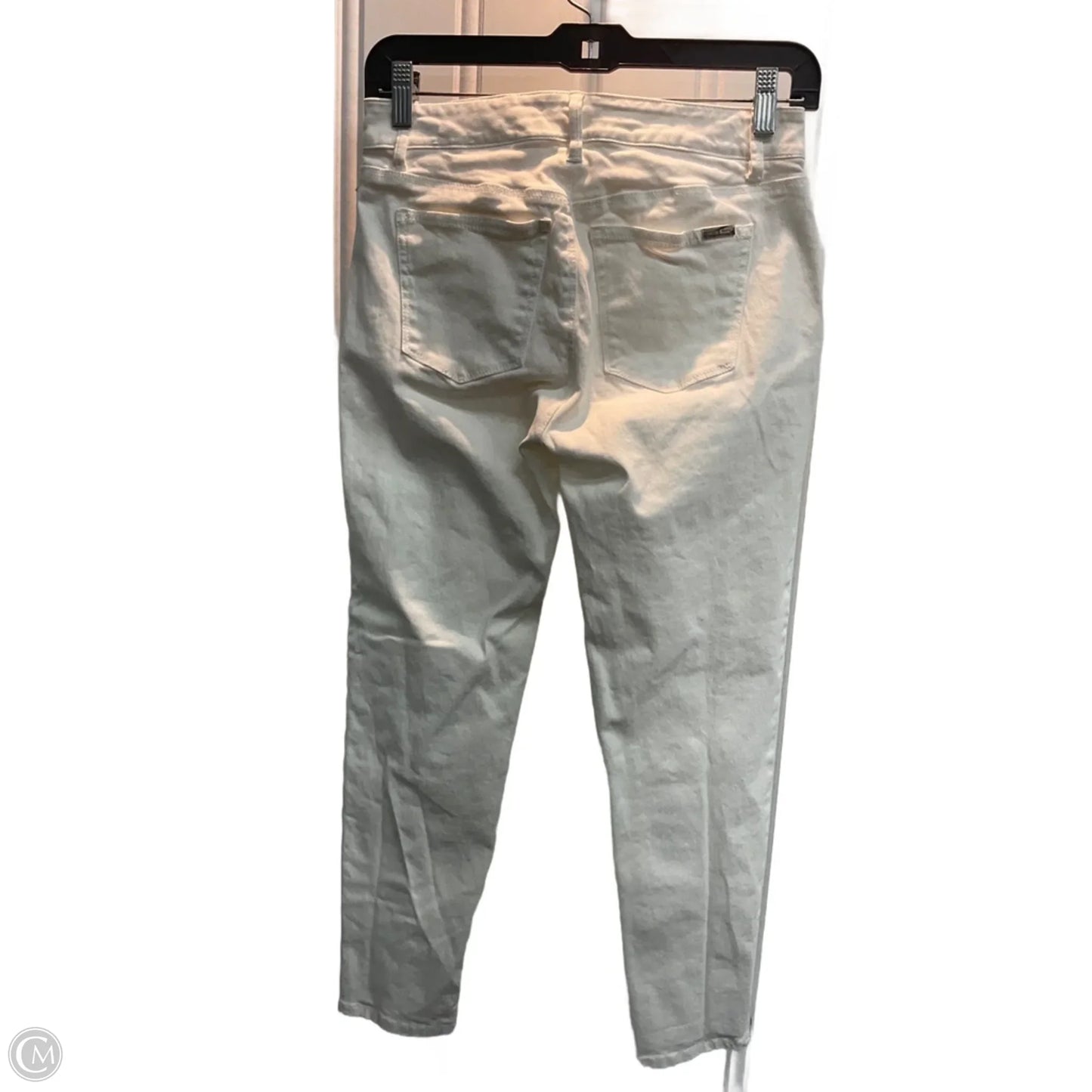 Jeans Cropped By White House Black Market In Cream, Size: 2