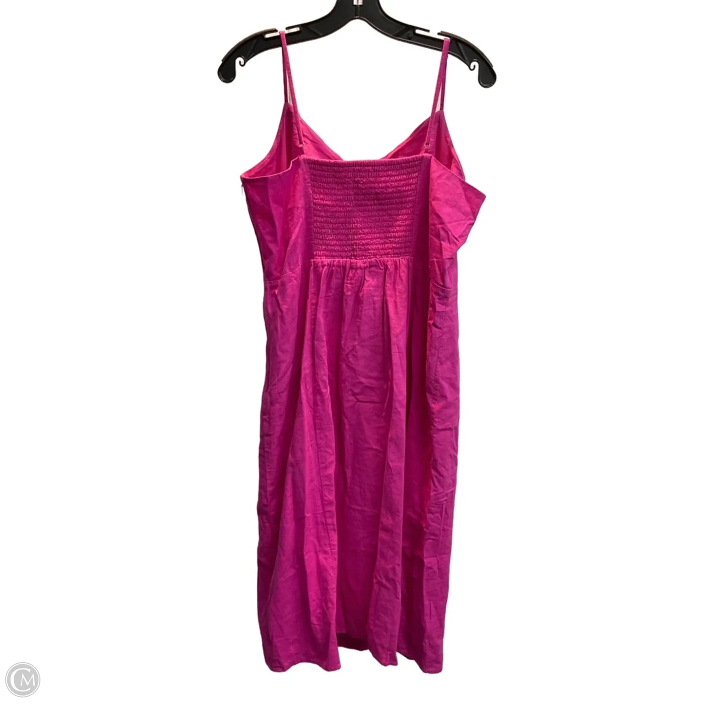 Dress Casual Midi By J. Crew In Pink, Size: 14