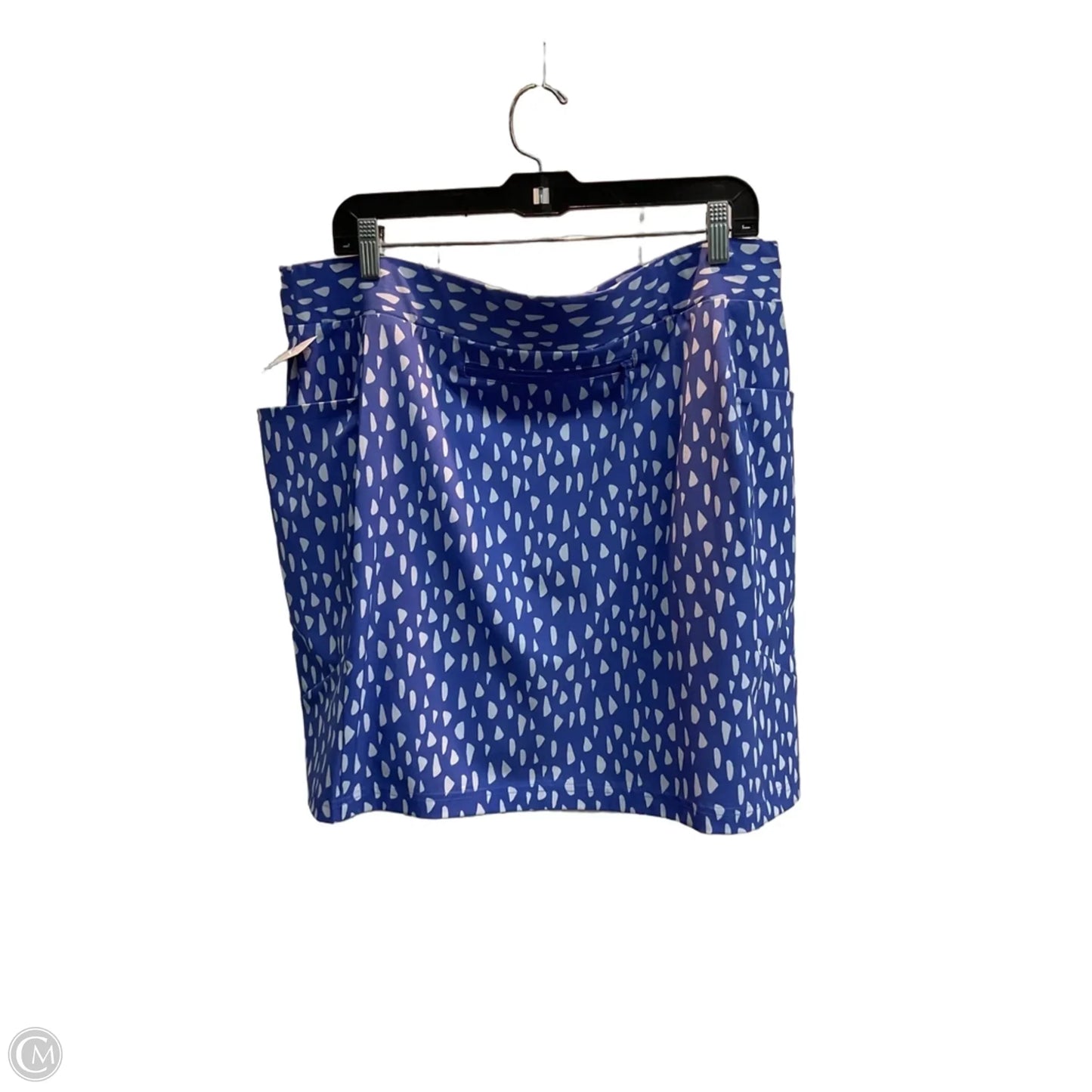 Skort By Chicos In Blue, Size: Xl