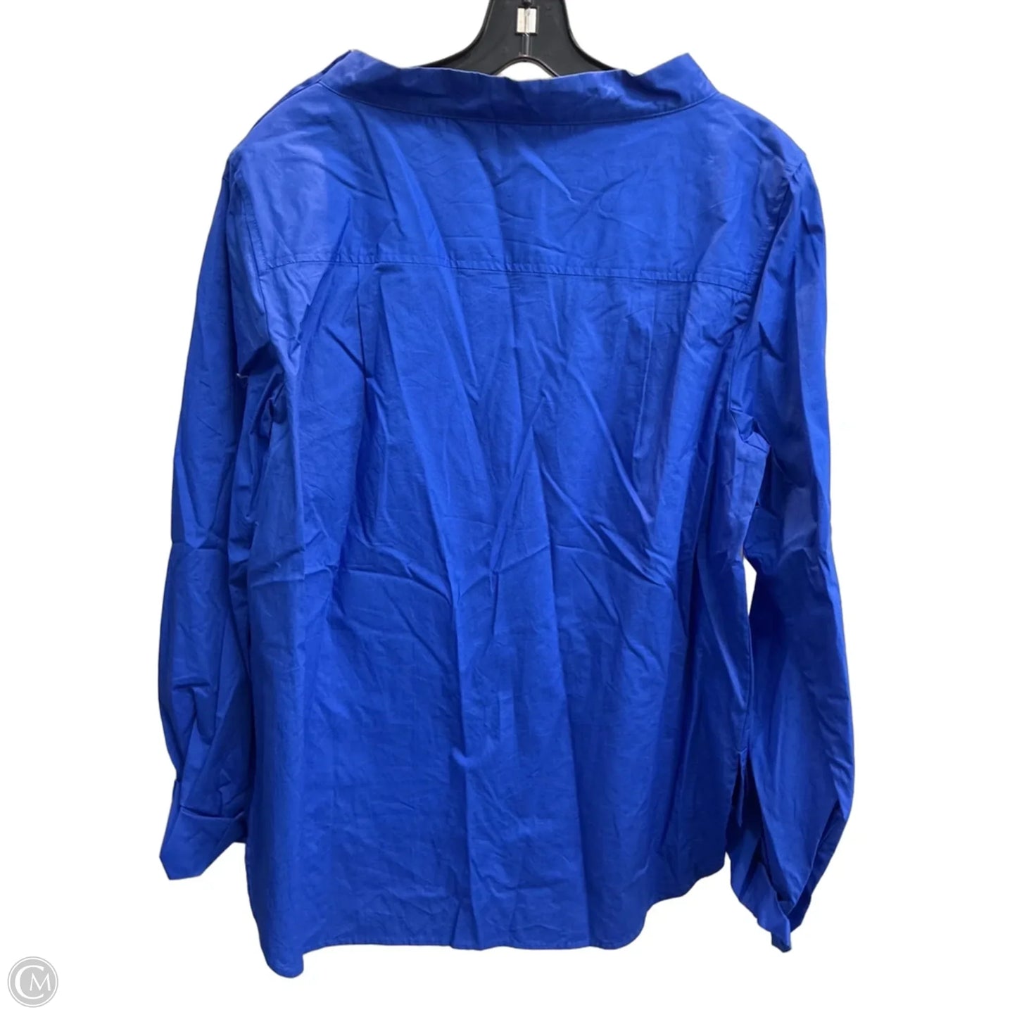 Blouse Long Sleeve By J. Crew In Blue, Size: 12