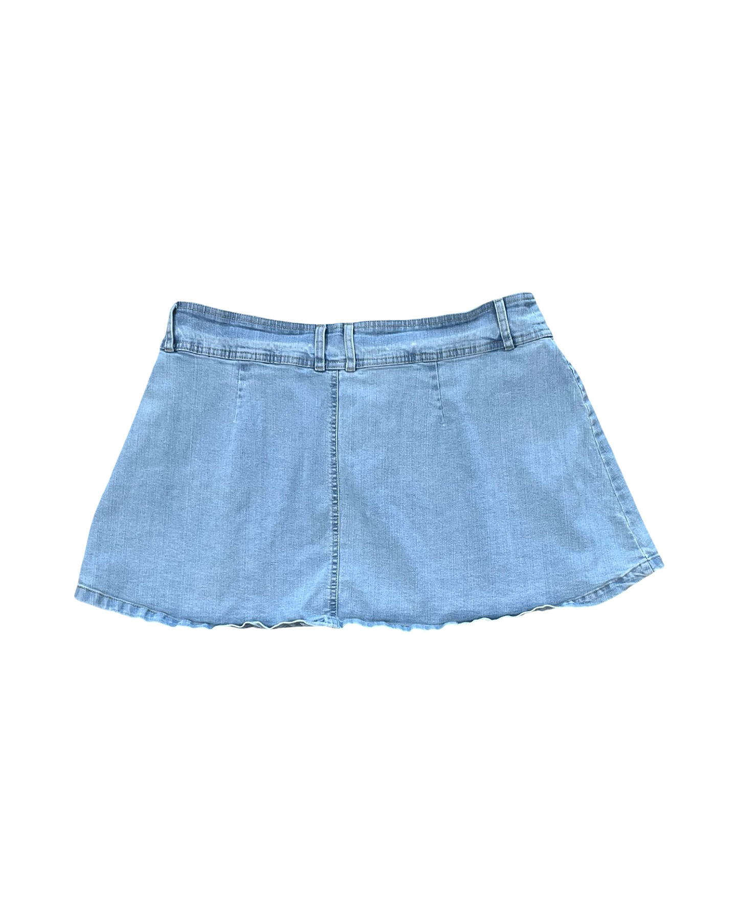 Skirt Mini & Short By Celebrity Pink In Blue Denim, Size:Xl