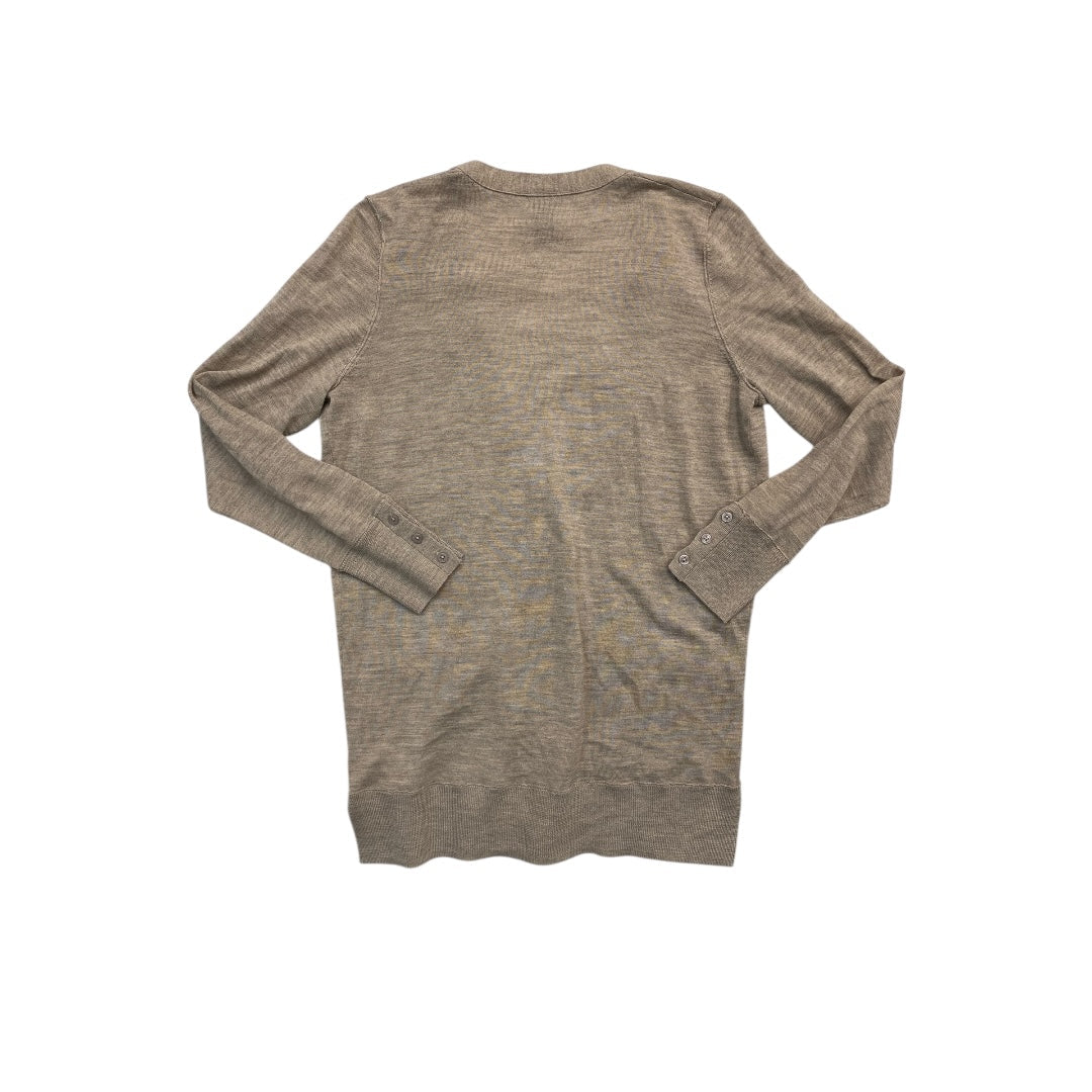 Sweater Cardigan By Cmc In Taupe, Size:L